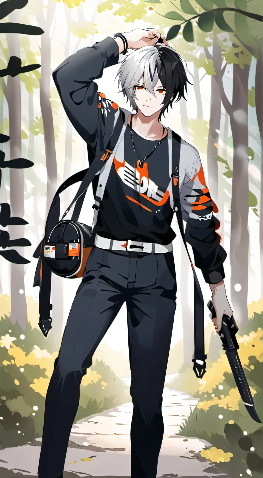 ai character: женя background