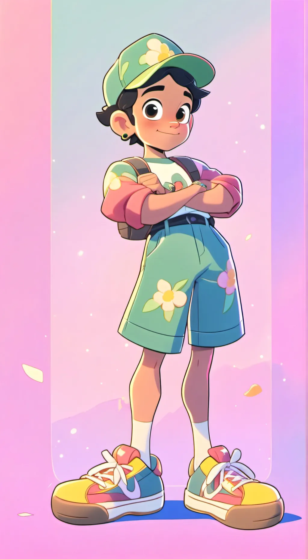 ai character: polly  background