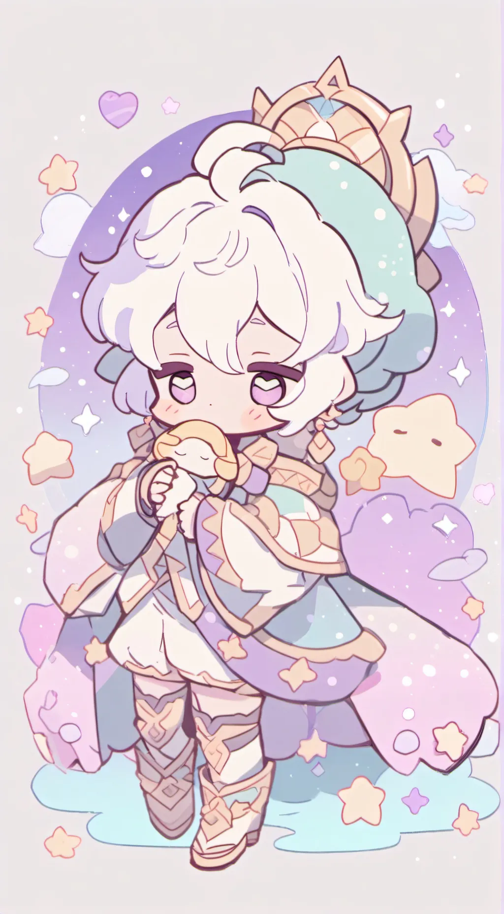 ai character: astro  background