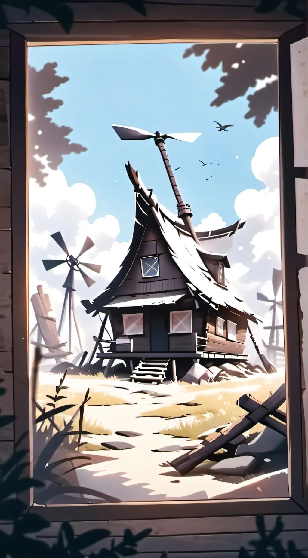 ai character: gravity falls background