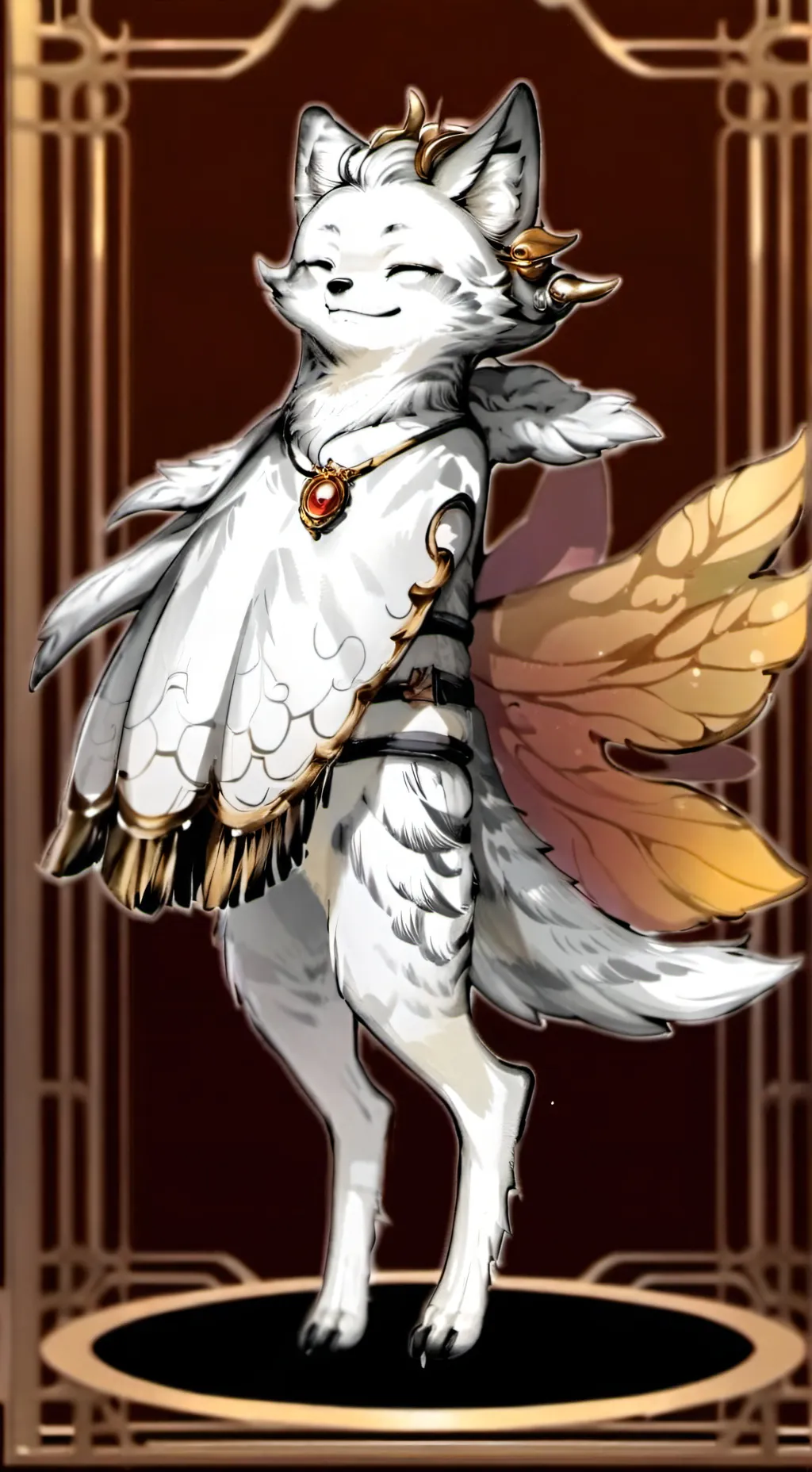 ai character: Shelly Fossilian★ background