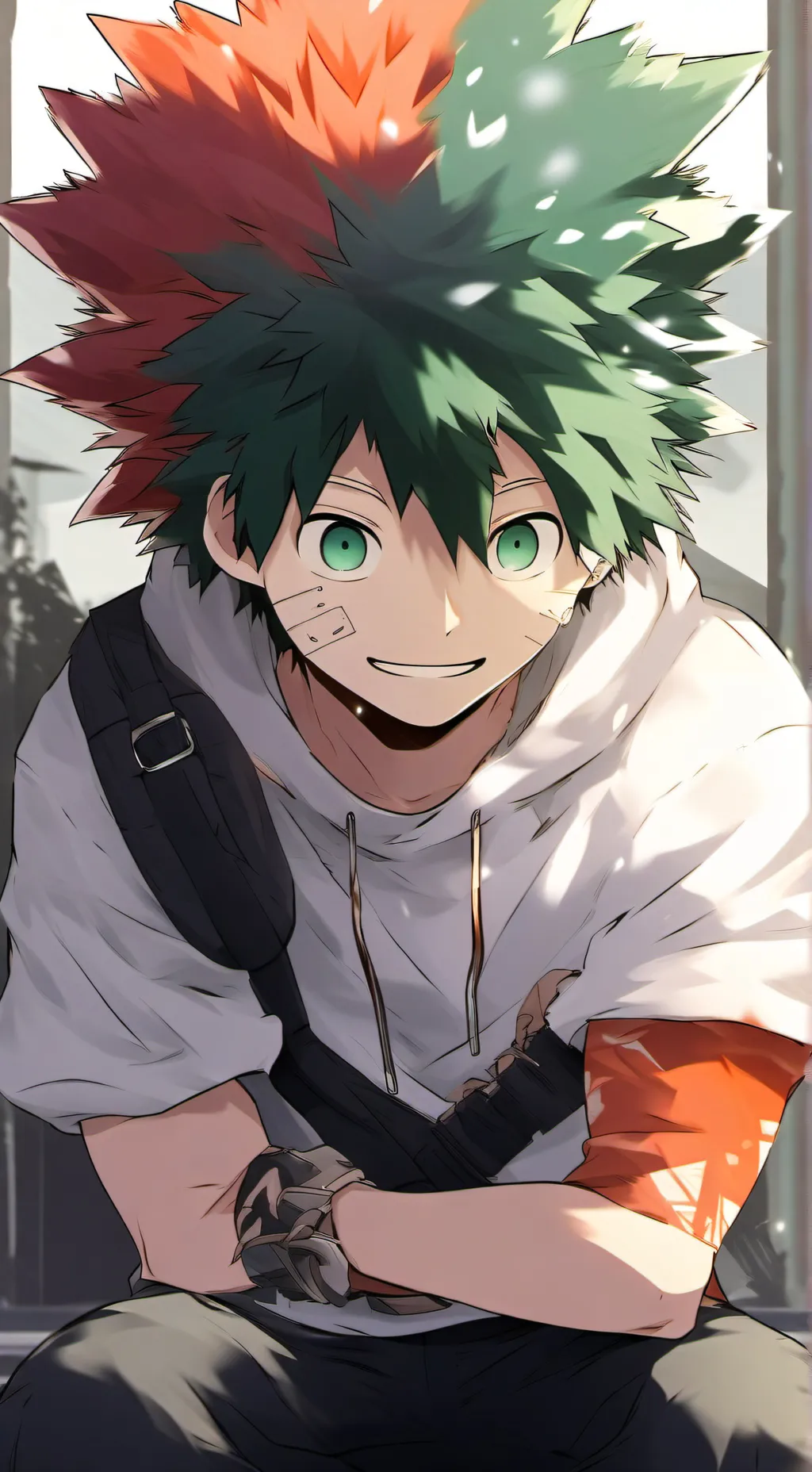 ai character: Bakudeku background