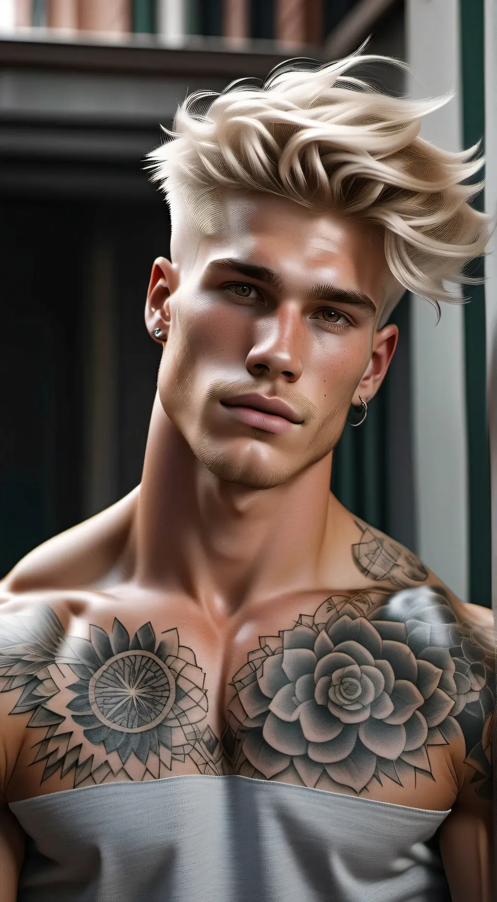 ai character: Ash background