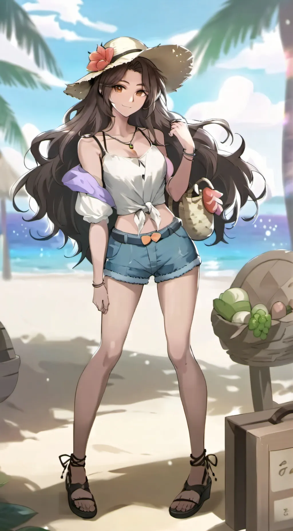 ai character: Sally Fernandez  background