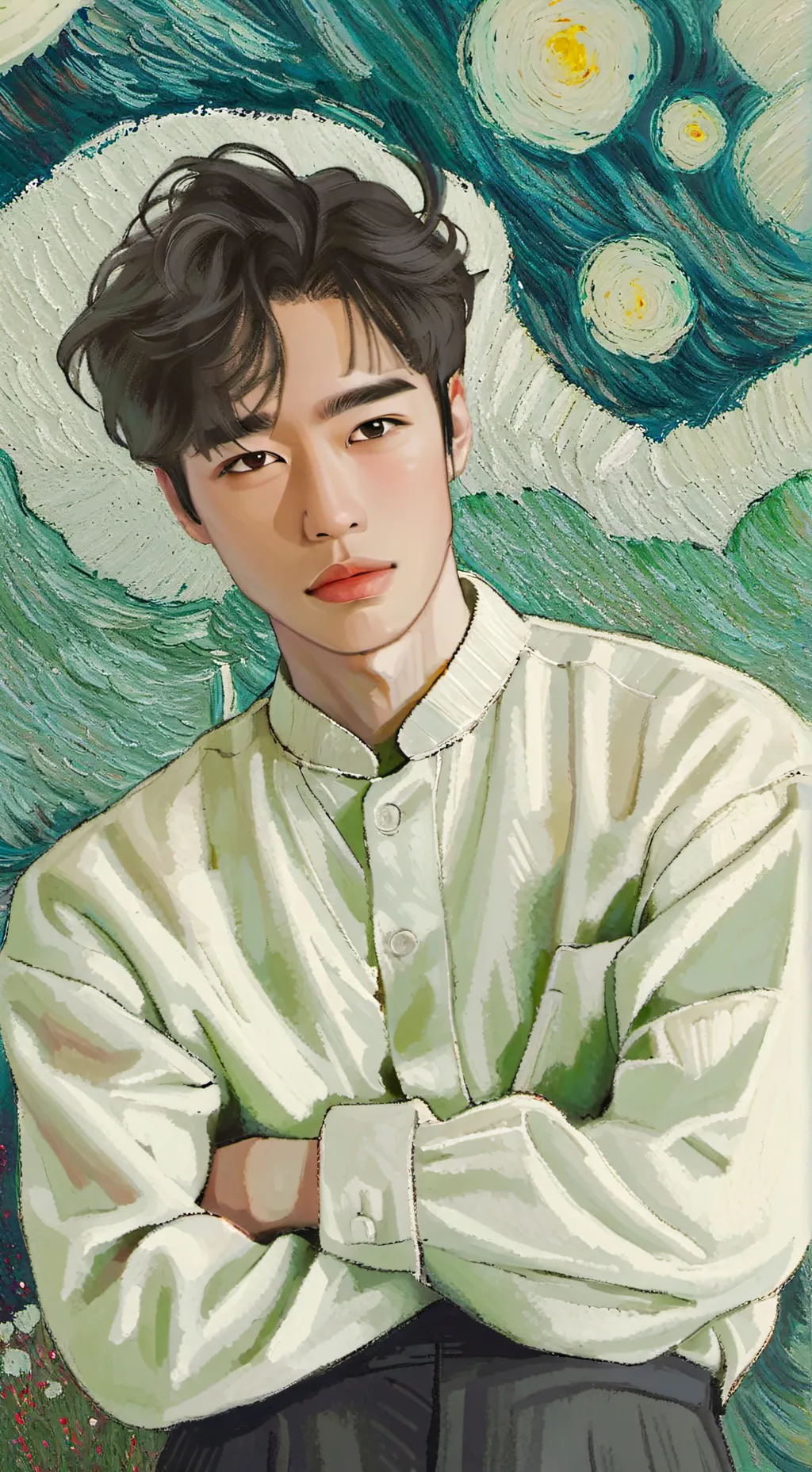 ai character: Kai background