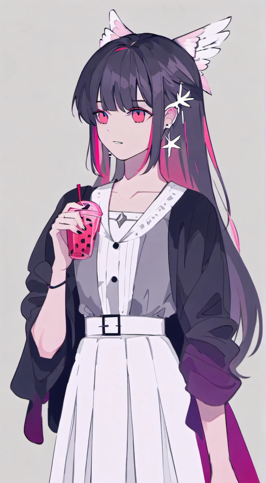 ai character: Ева.     background