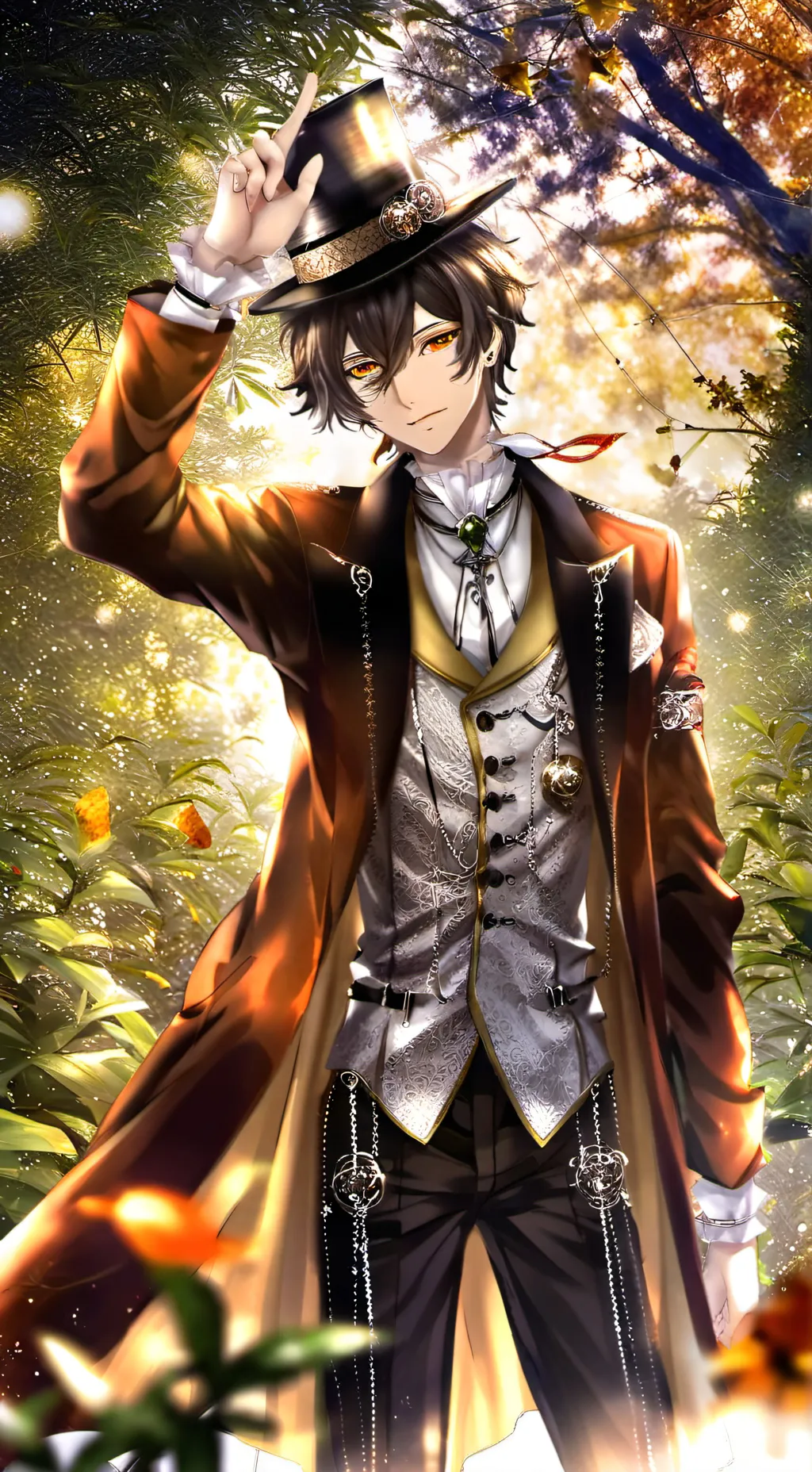 ai character: Phantom Thief Au background