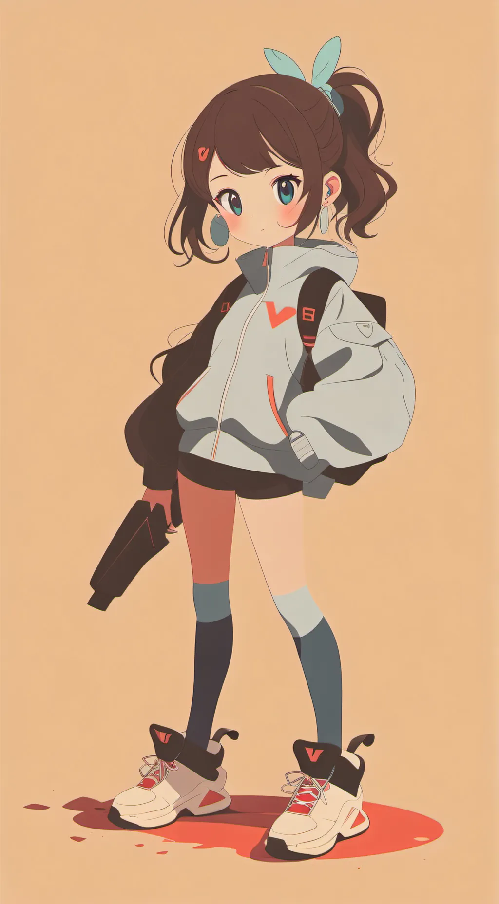 ai character: Roommate v (md) background