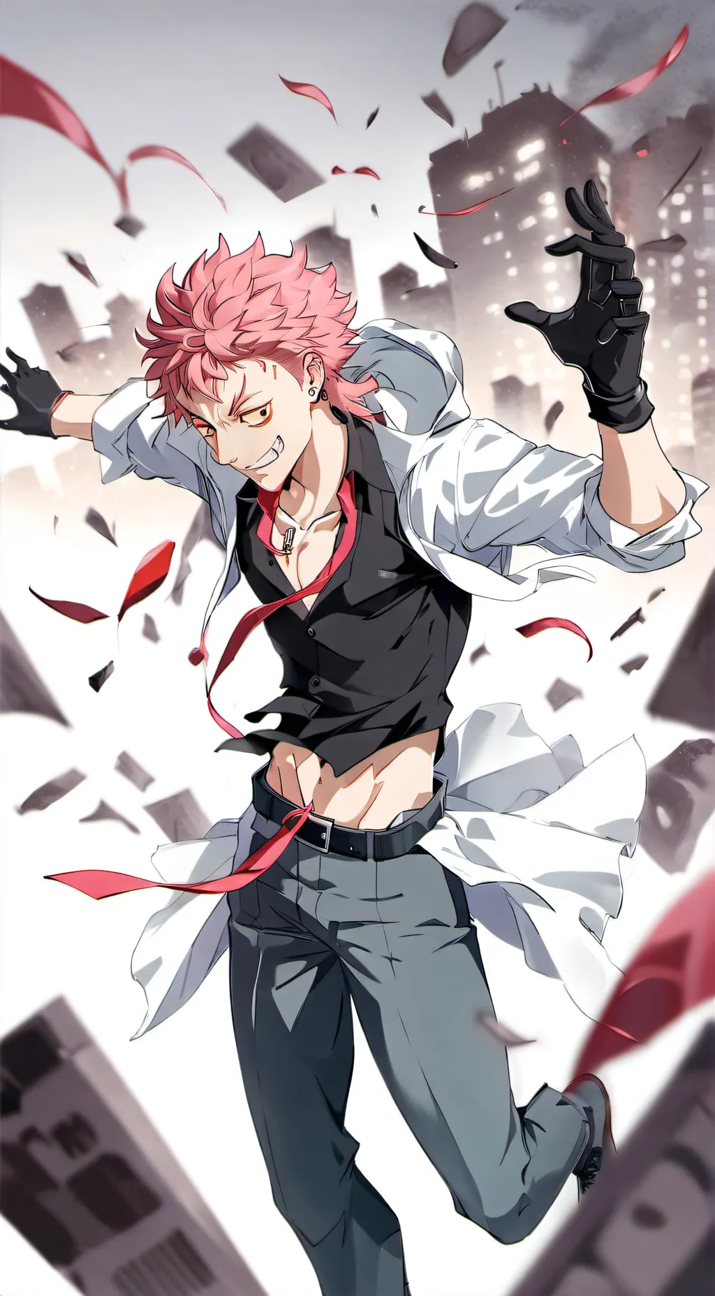 ai character: Jjk incidente background