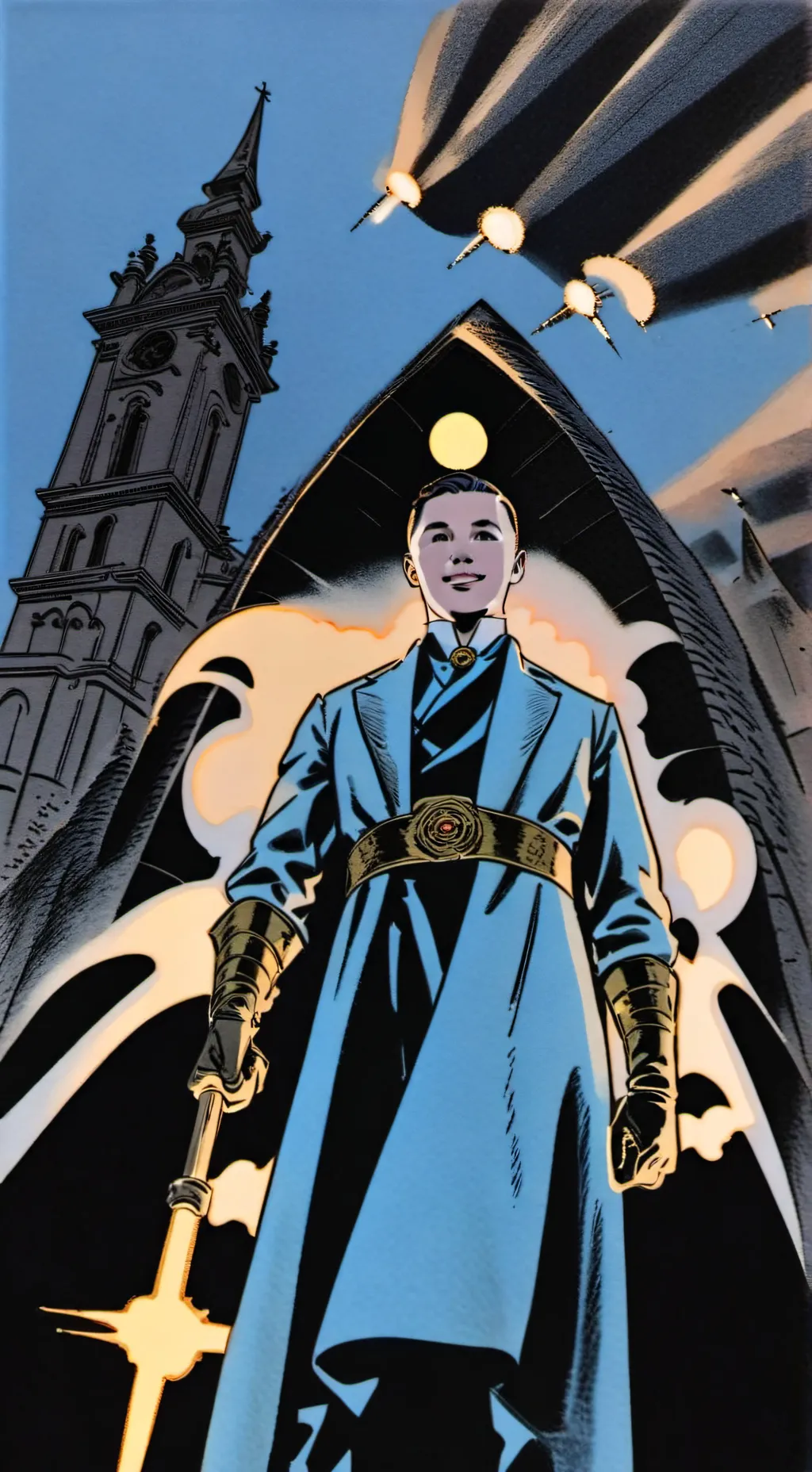 ai character: Мишаня background