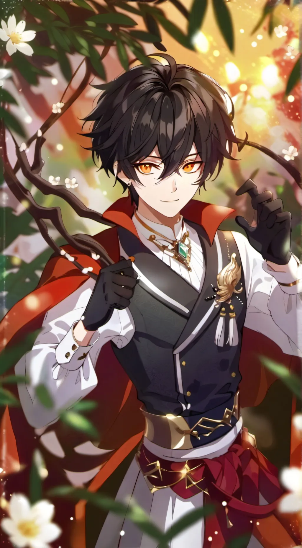 ai character: ✨️:)Leo(: ✨️  background