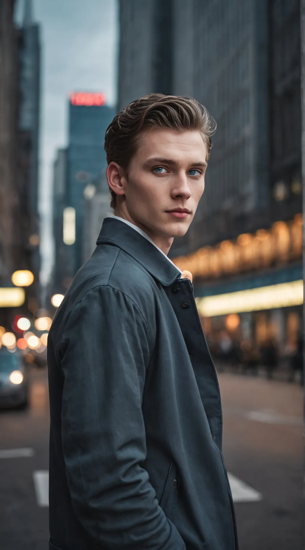 ai character: Леонид background