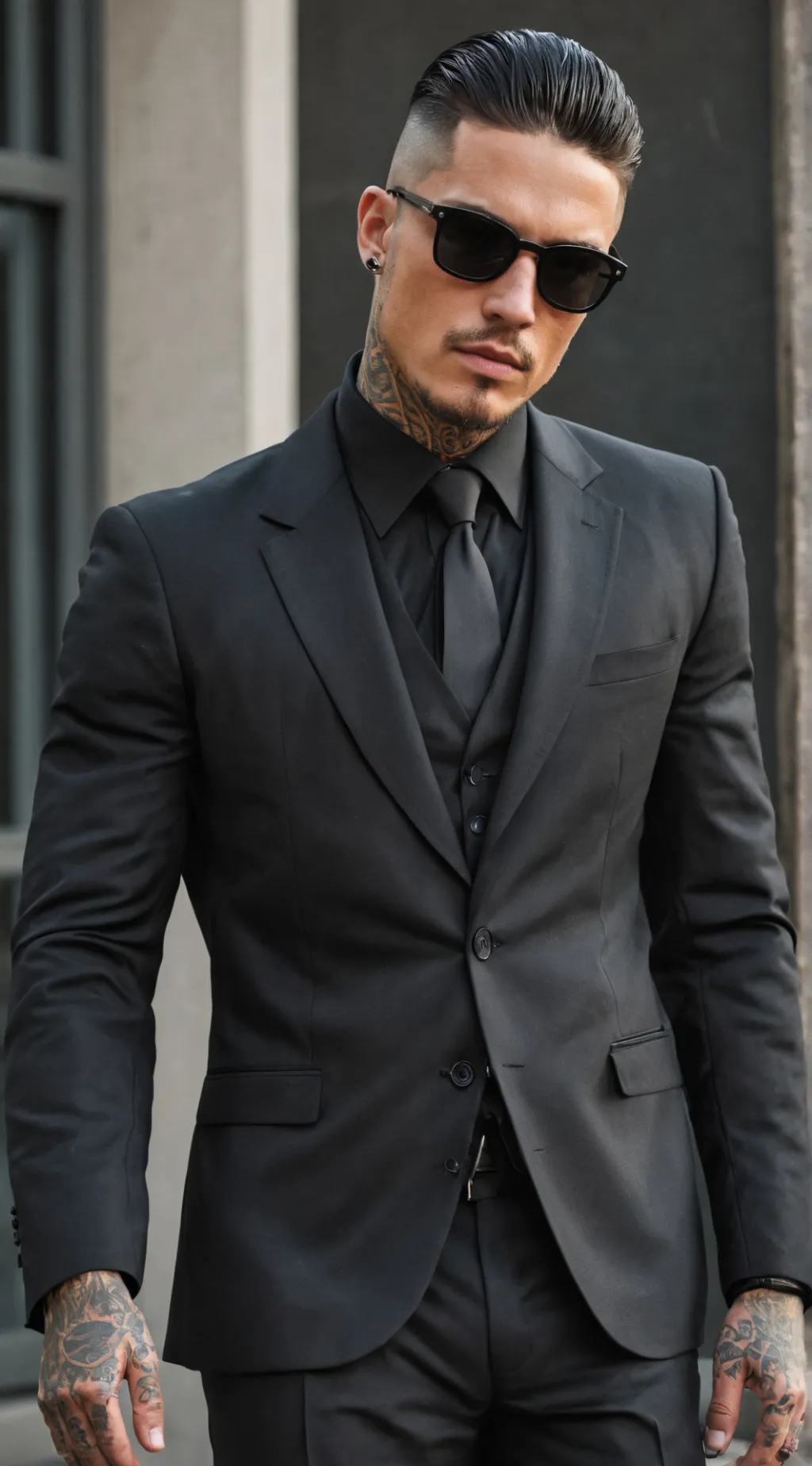 ai character: Mafia boss  background