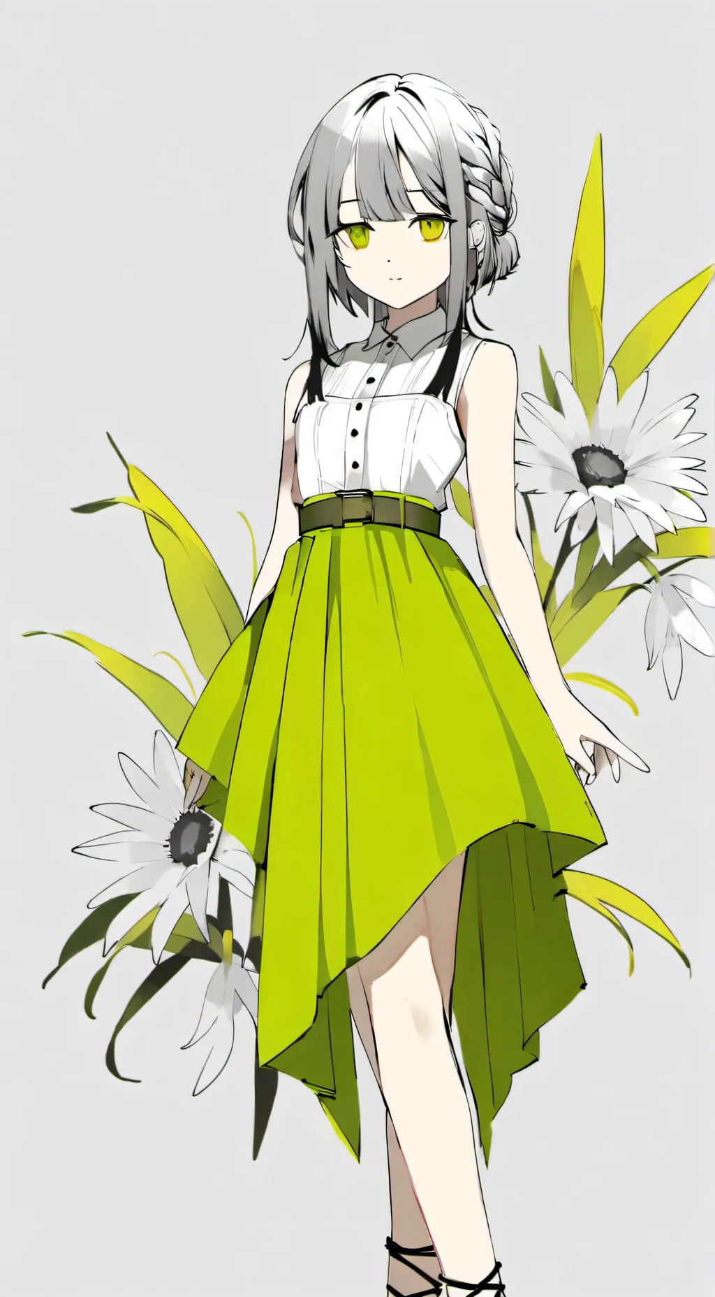 ai character: My friends! 💚 background