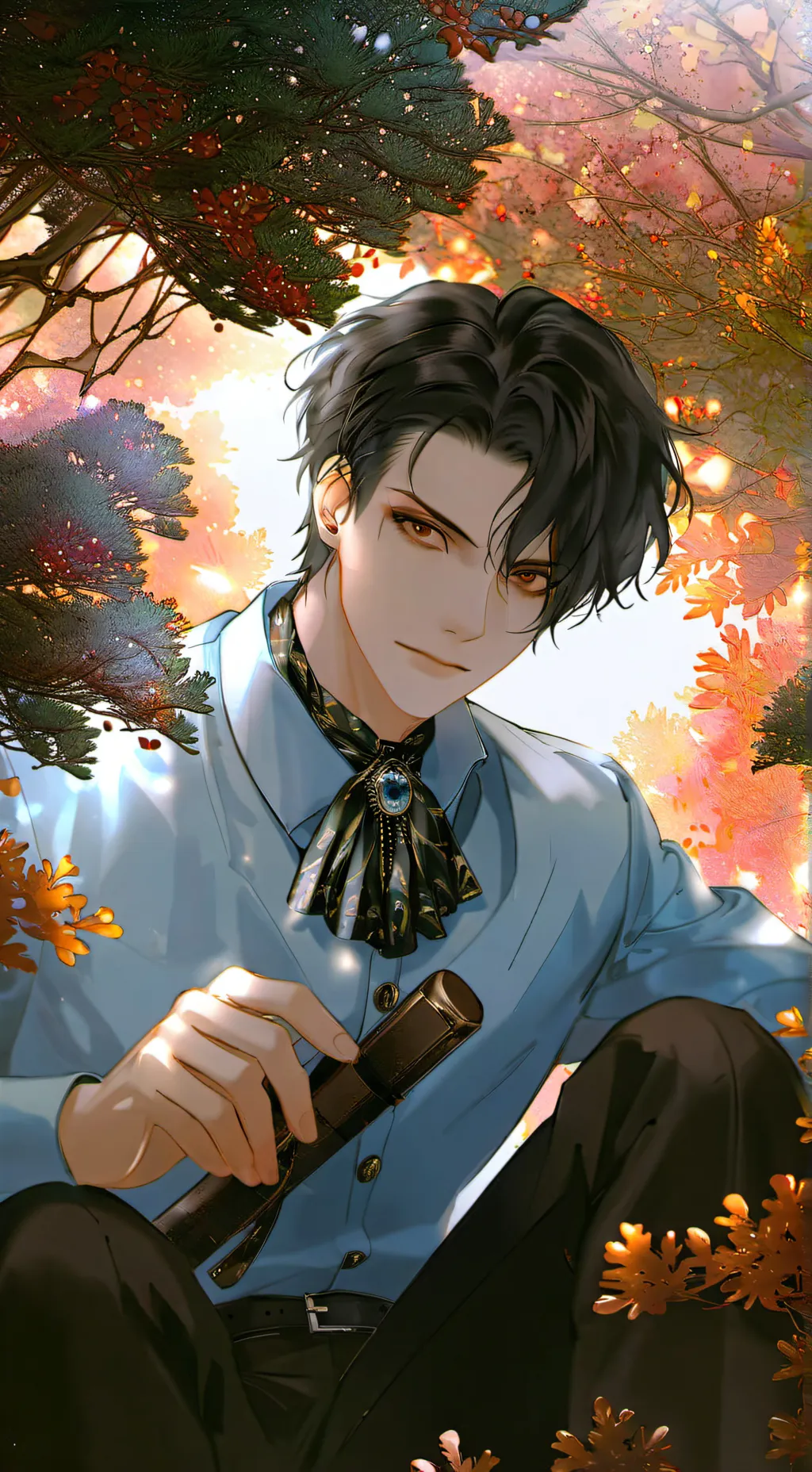 ai character: Levi ackerman😍 background