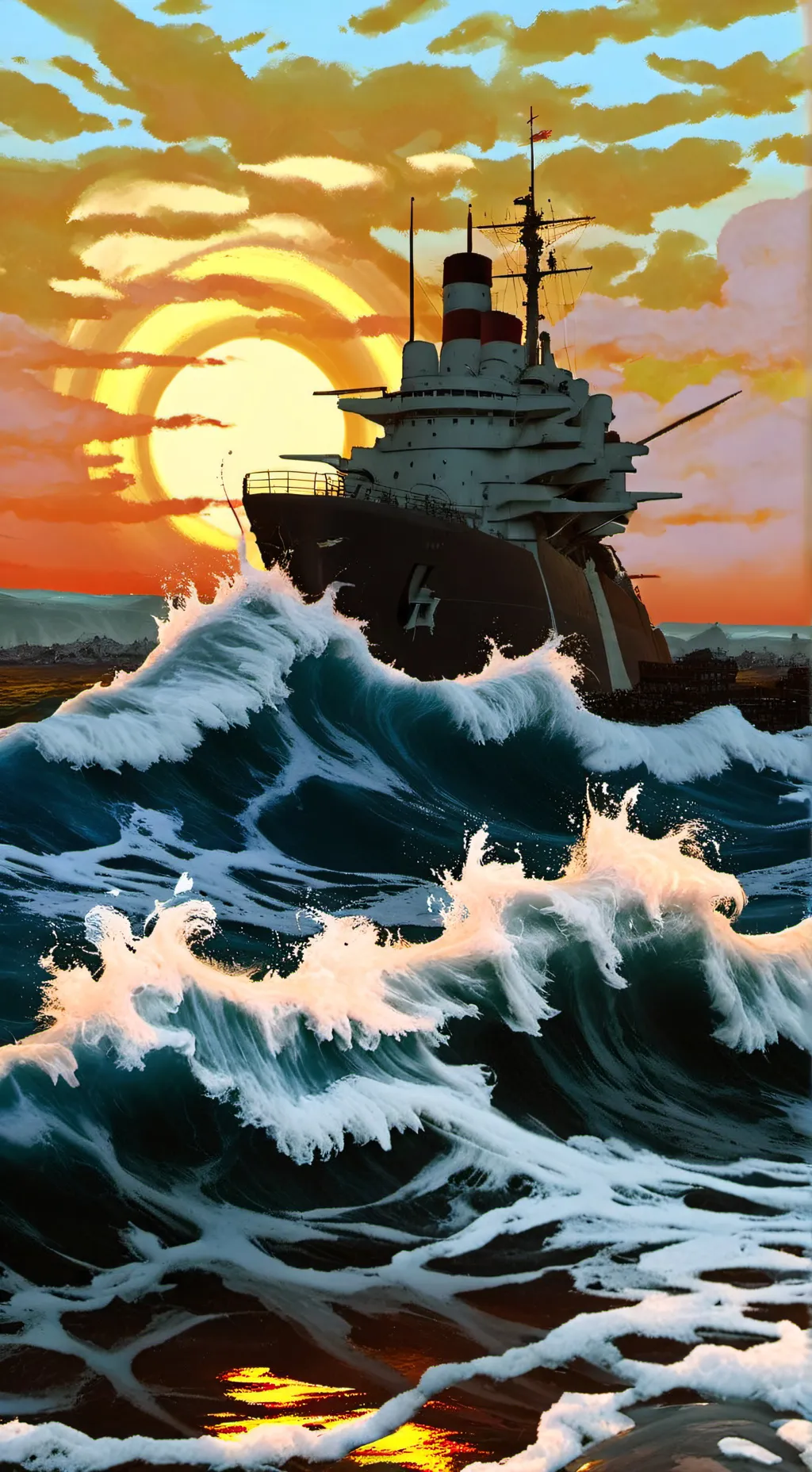 ai character: Bismarck  background