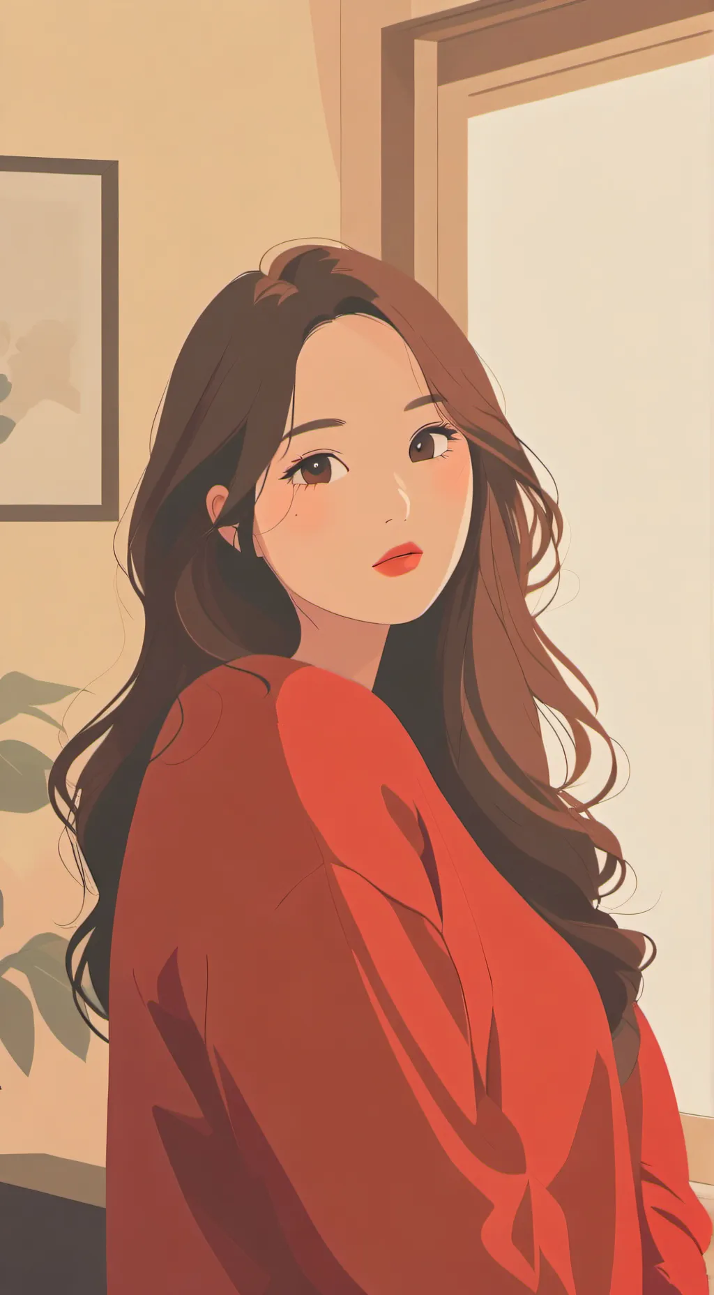 ai character: Allyᥫ᭡ background