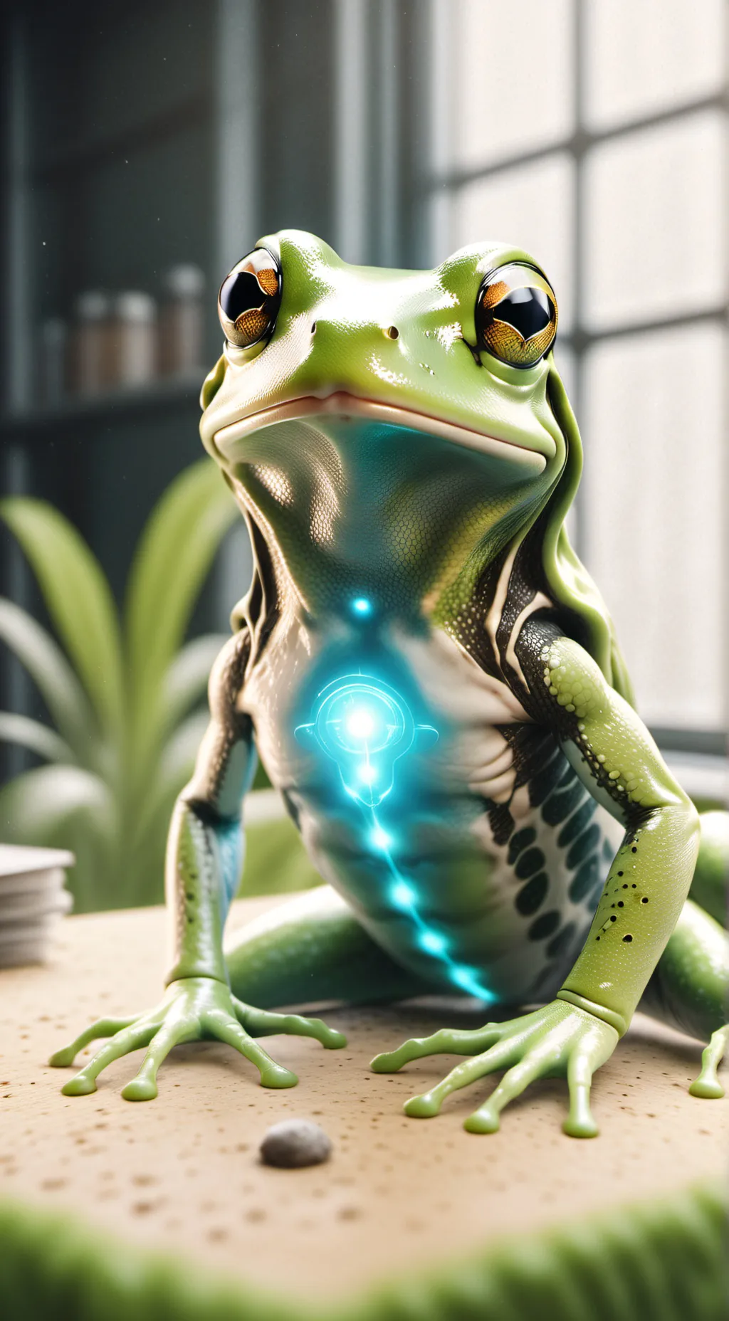 ai character: Luminara background