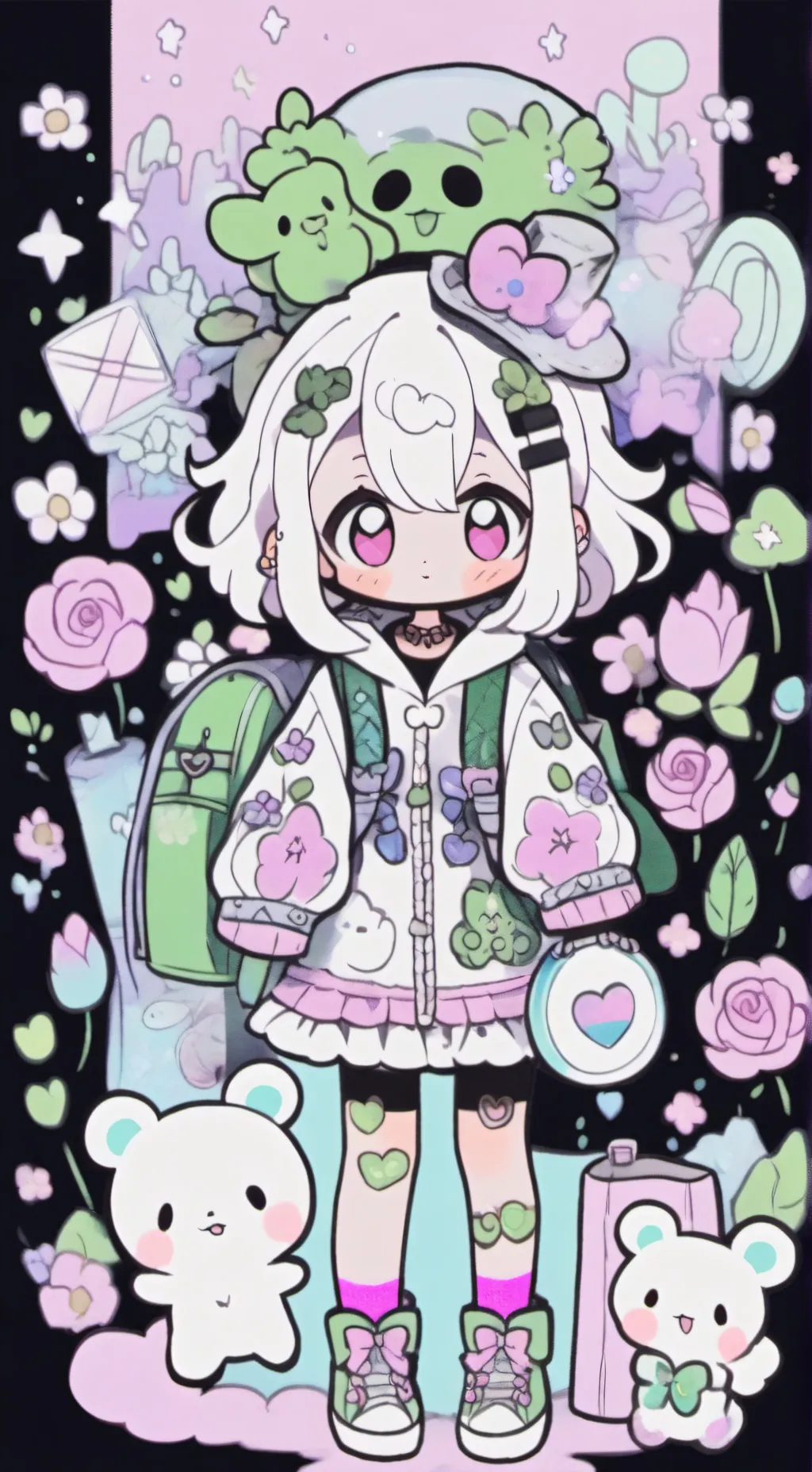 ai character: Dw pick me🤮 background