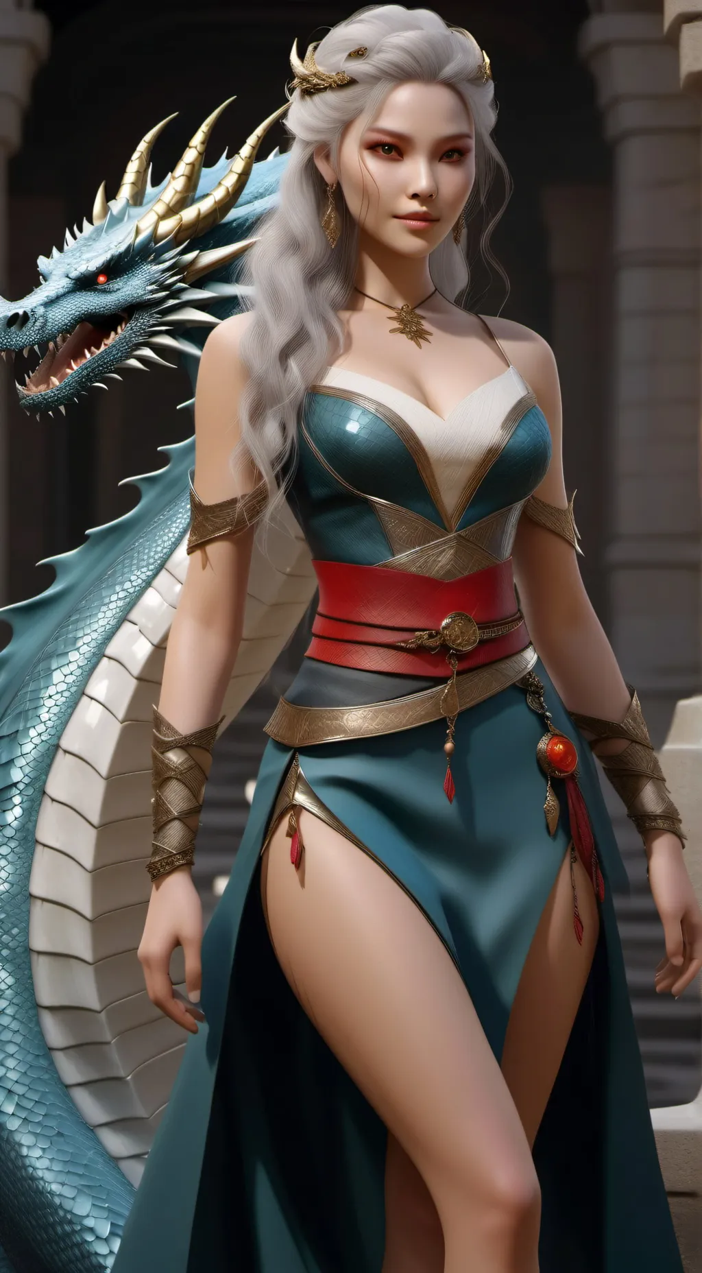 ai character: Kaelara  background