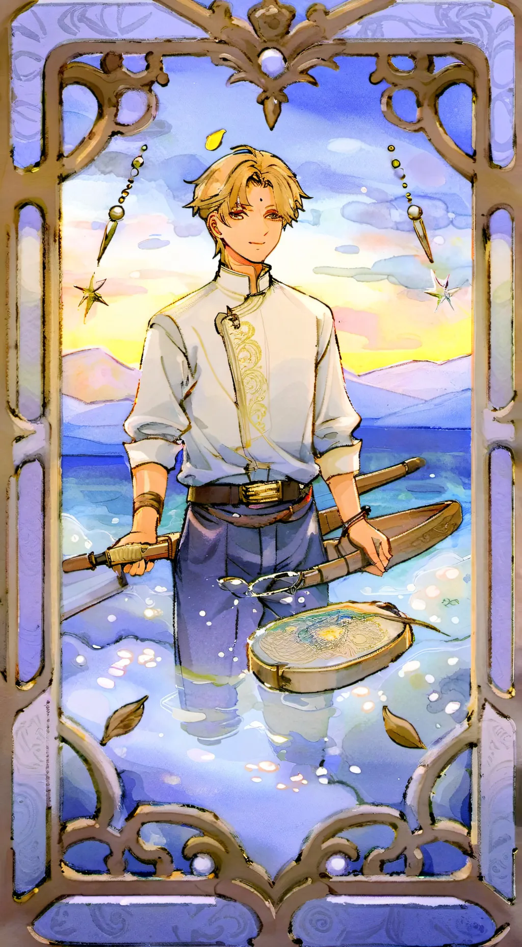 ai character: Sturmgeist background