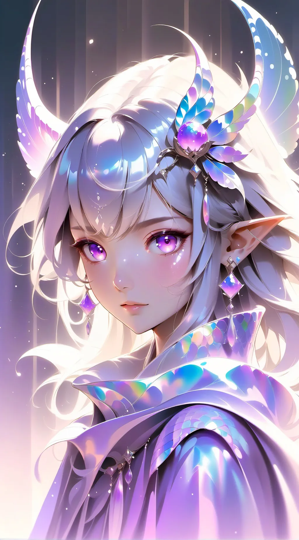 ai character: luna  background