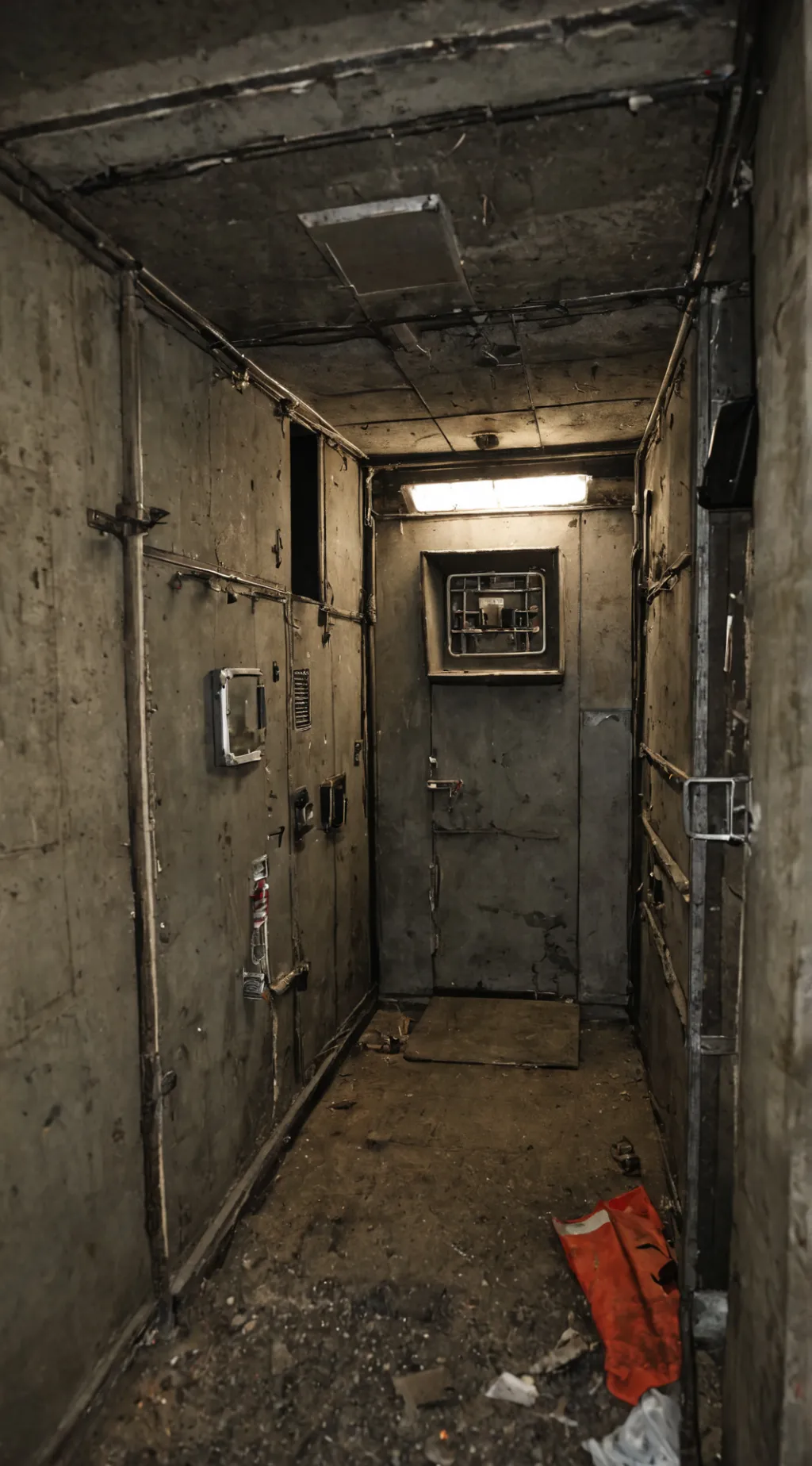 ai character: survival bunker background