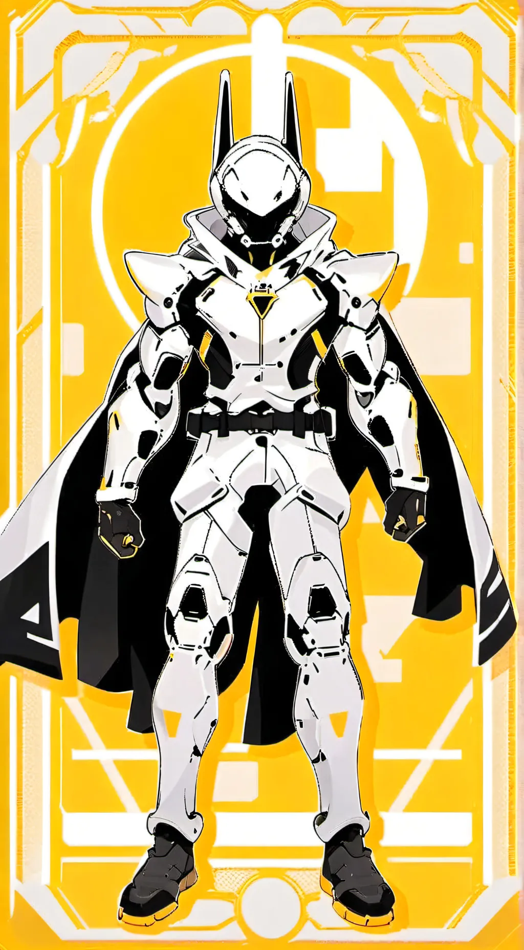 ai character: pen face background