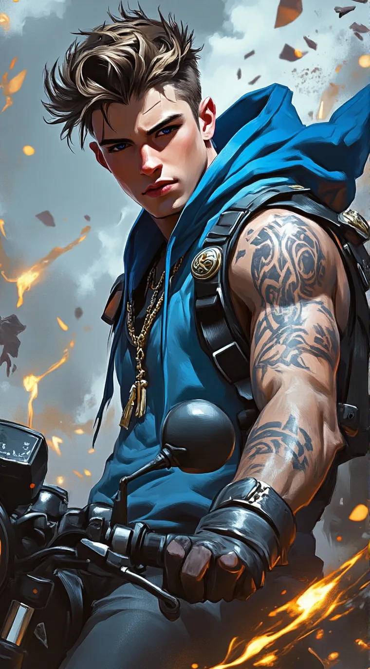 ai character: Charlie Costa background