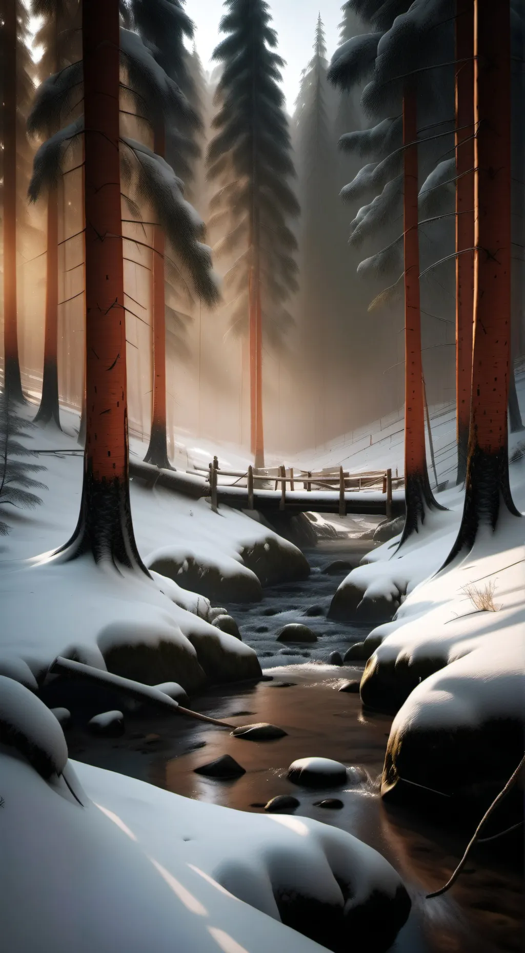 ai character: Forsaken camping. background