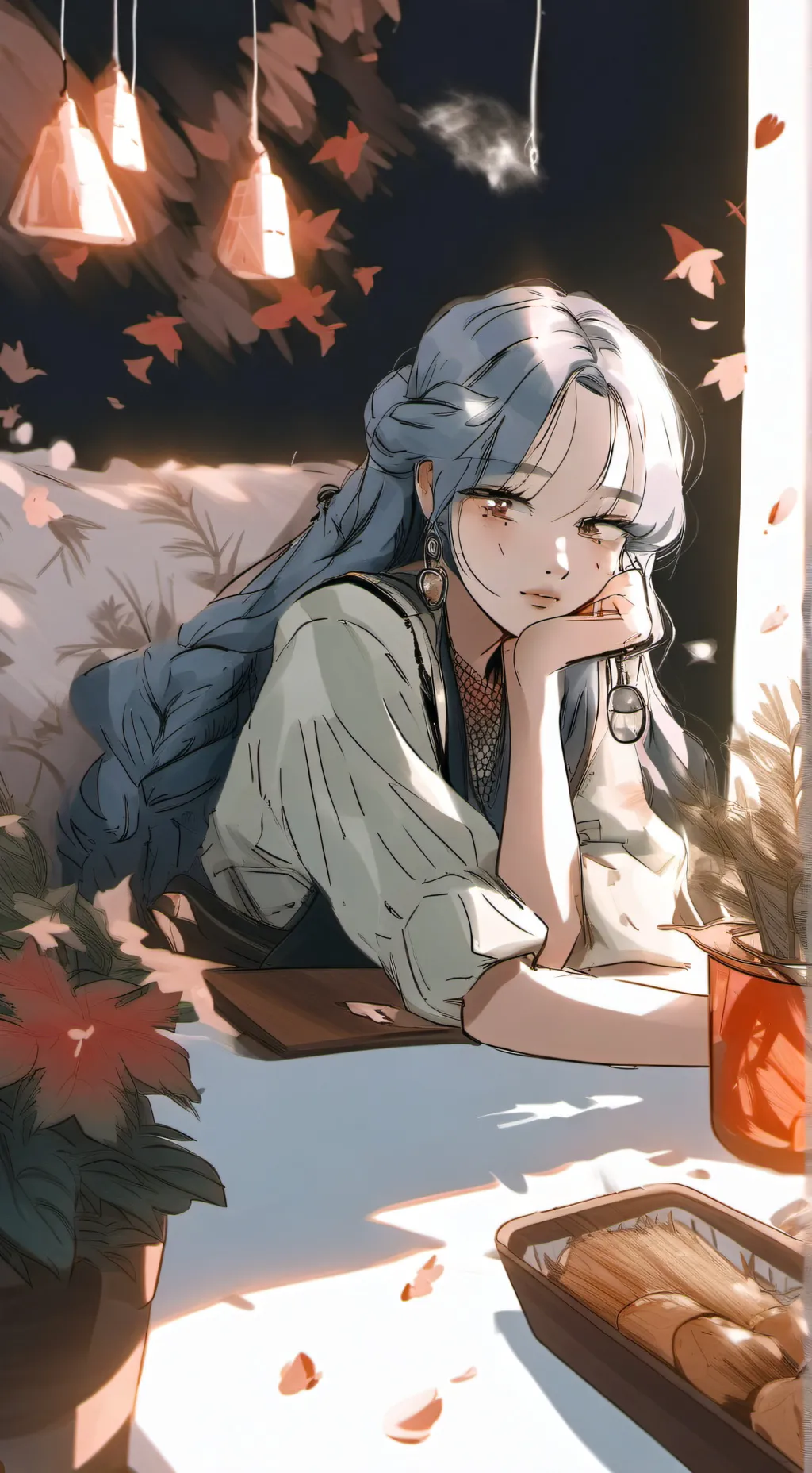 ai character: Chloé￼🌸 background