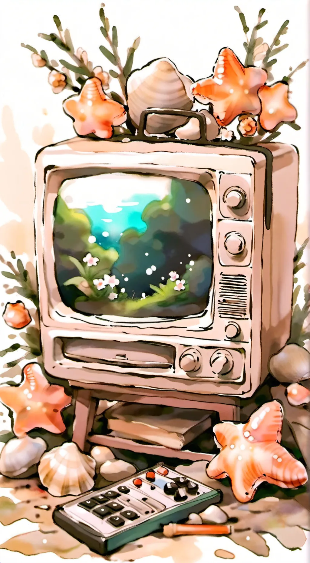 ai character: shellvission! background