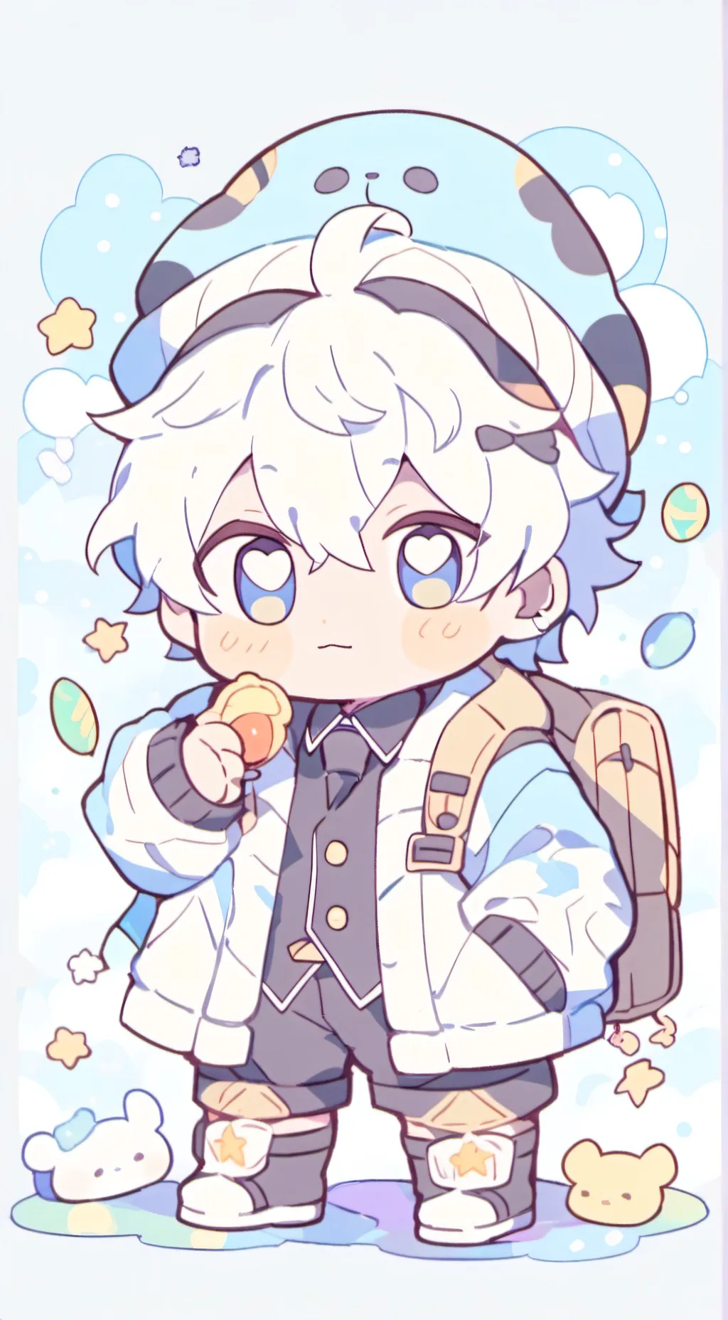 ai character: The fastest baby background