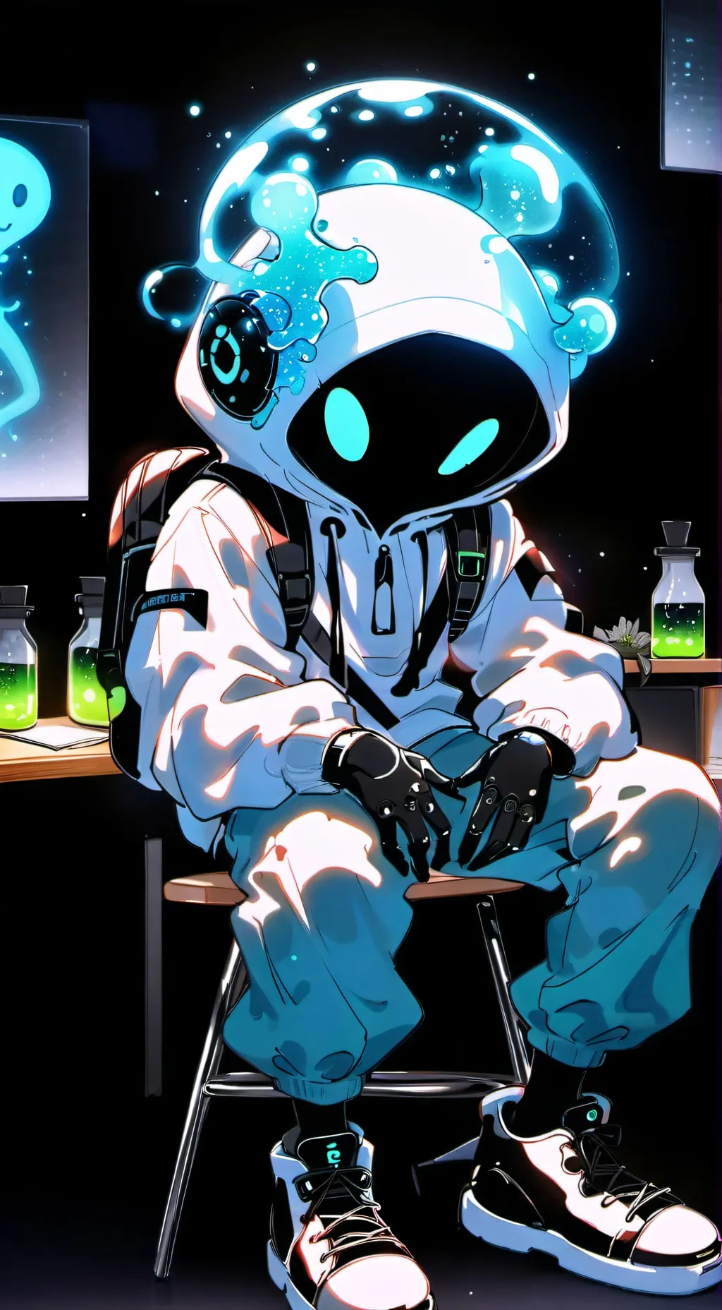 ai character: Blorp background