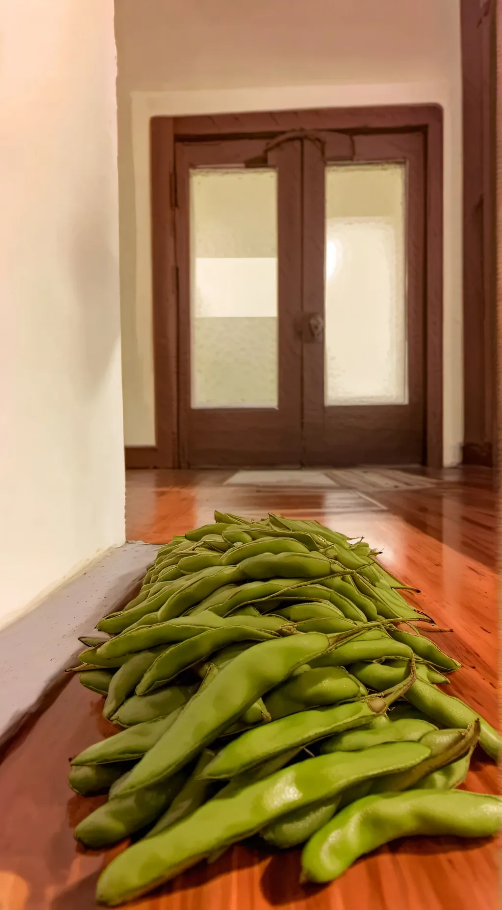 ai character: Mrs Edamame background