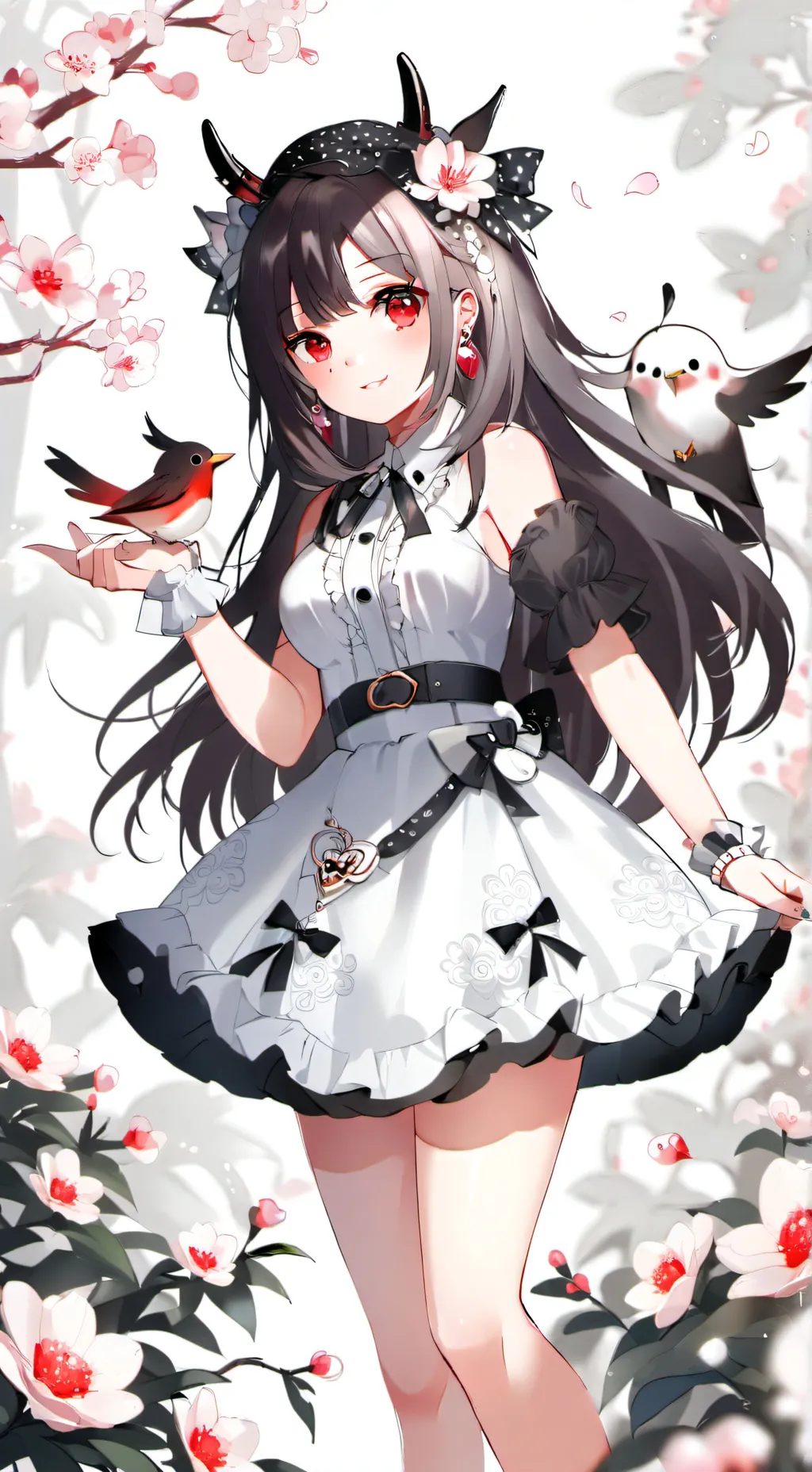 ai character: monica background