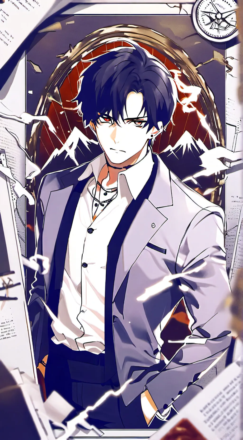 ai character: Angry man background