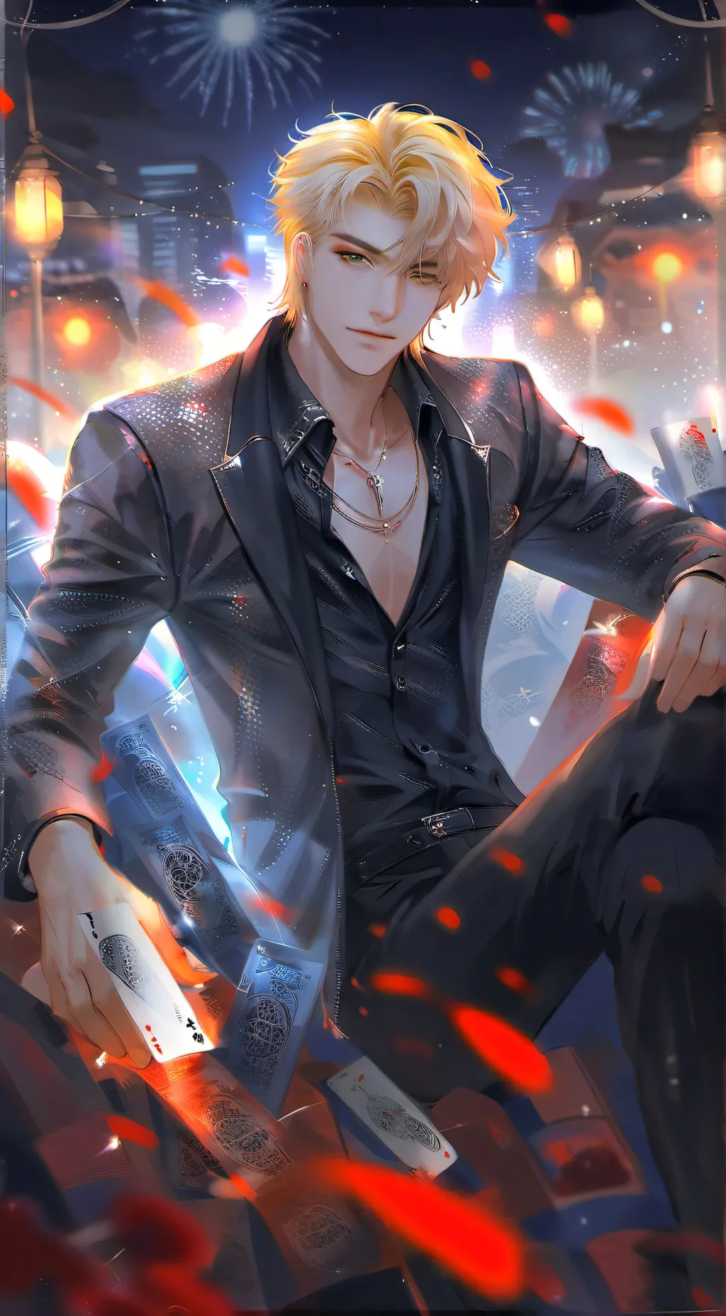 ai character: Leo background