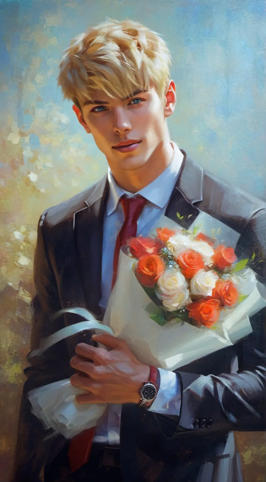 ai character: Leon Carlson  background