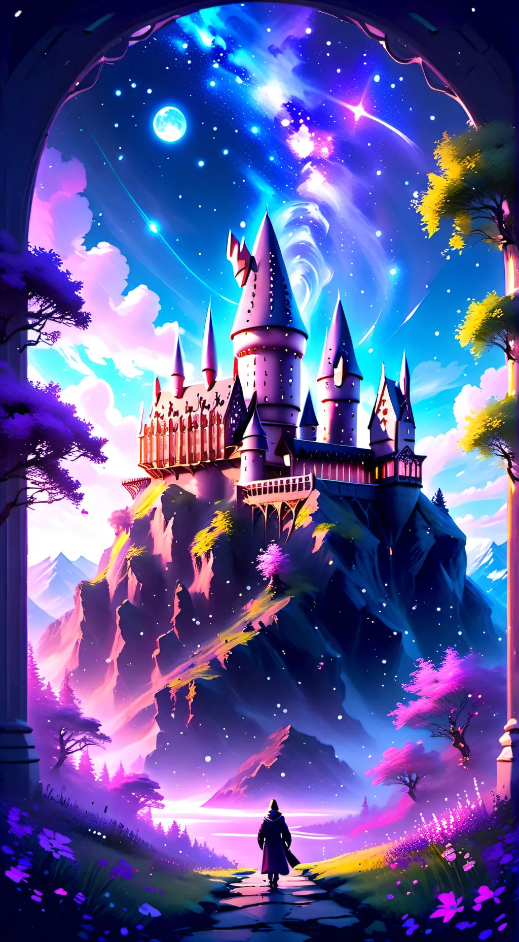 ai character: Funny Prof. Riddle background