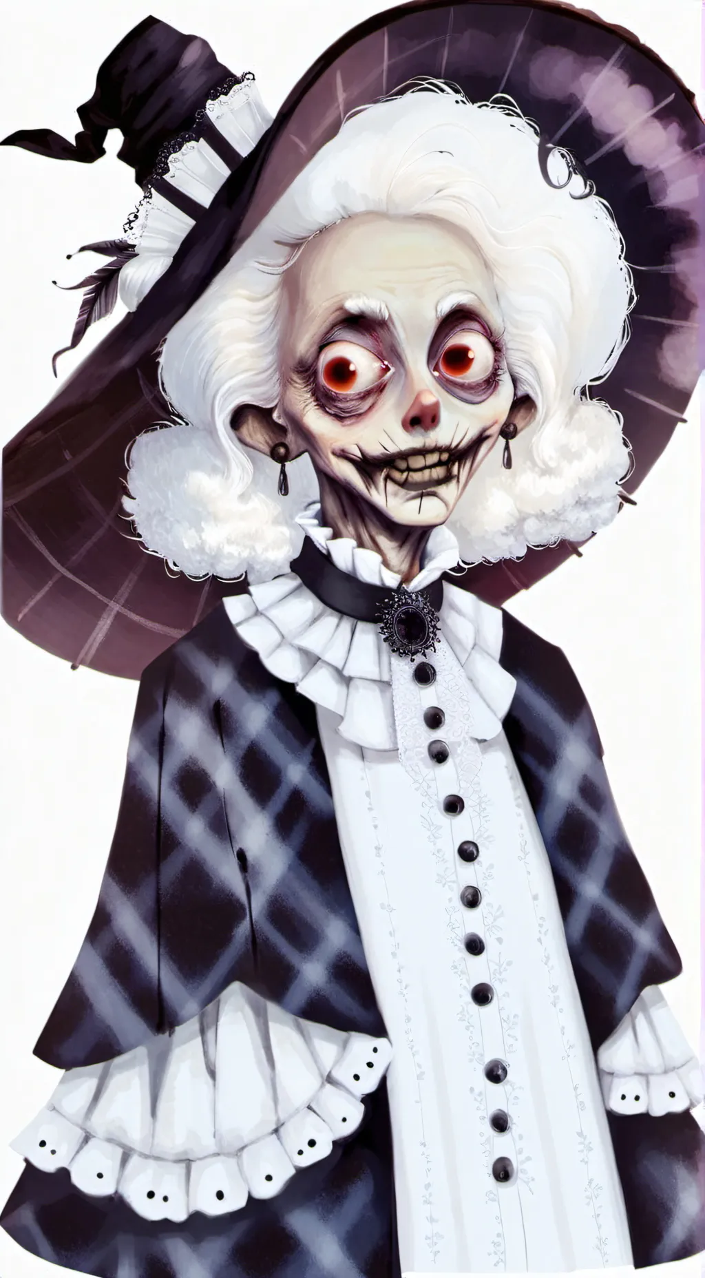 ai character: bruja  background