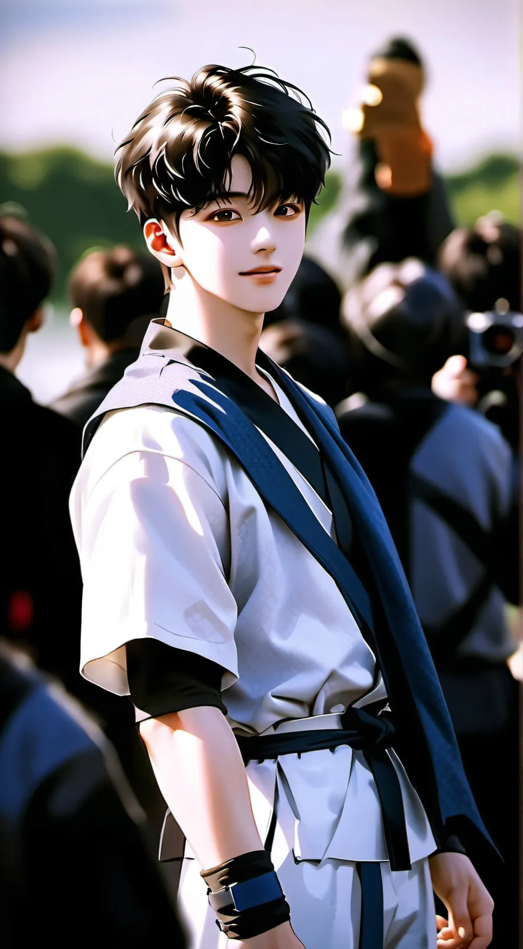 ai character: STRAY KIDS🐺🐰🐷🦡🐹🐣🐶🦊 background