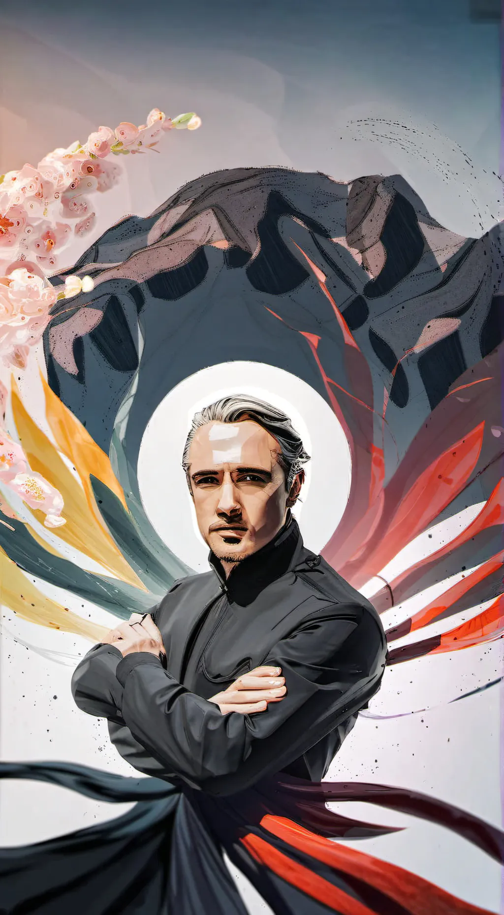 ai character: Il Padrino  background