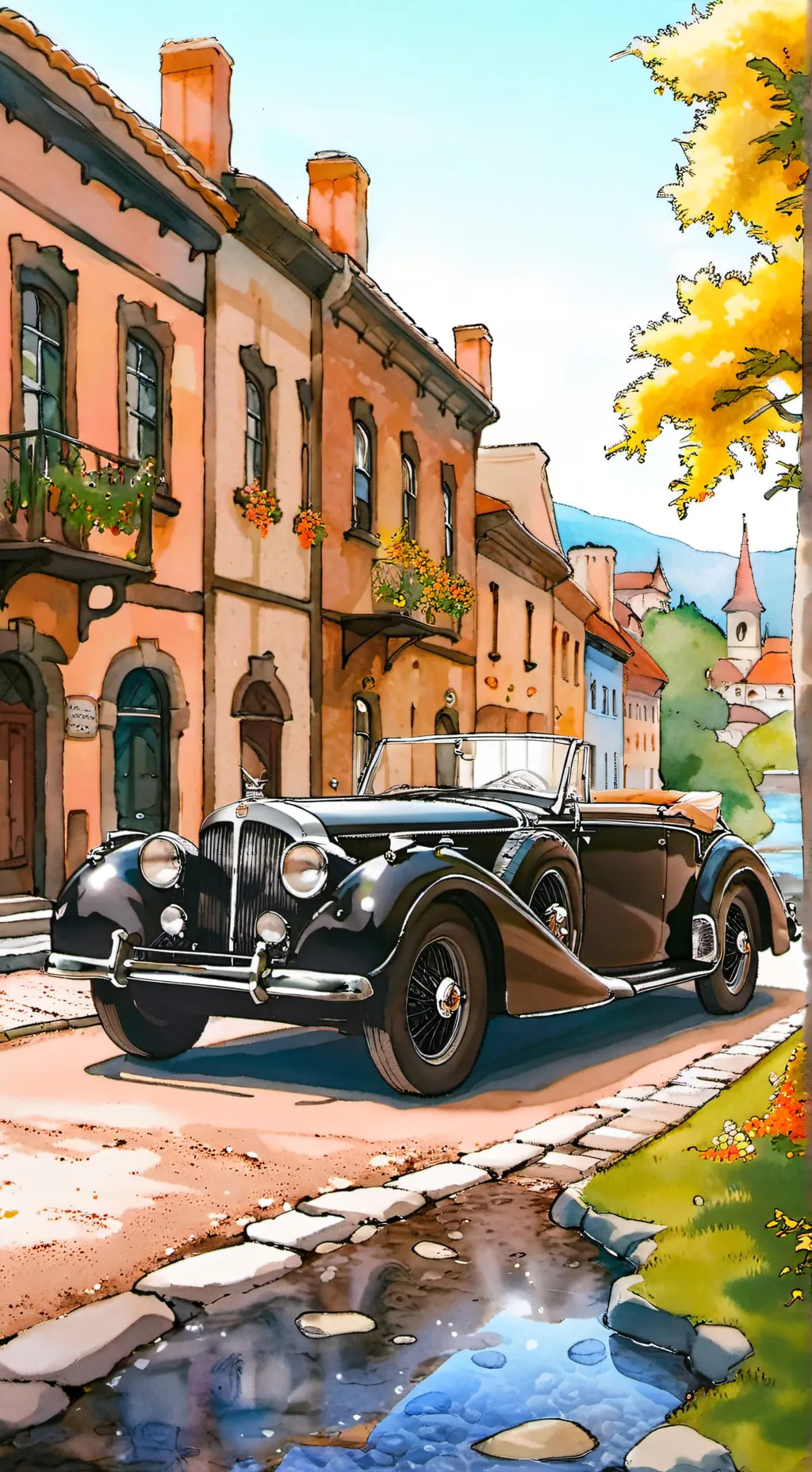 ai character: Cod road trip yay  background