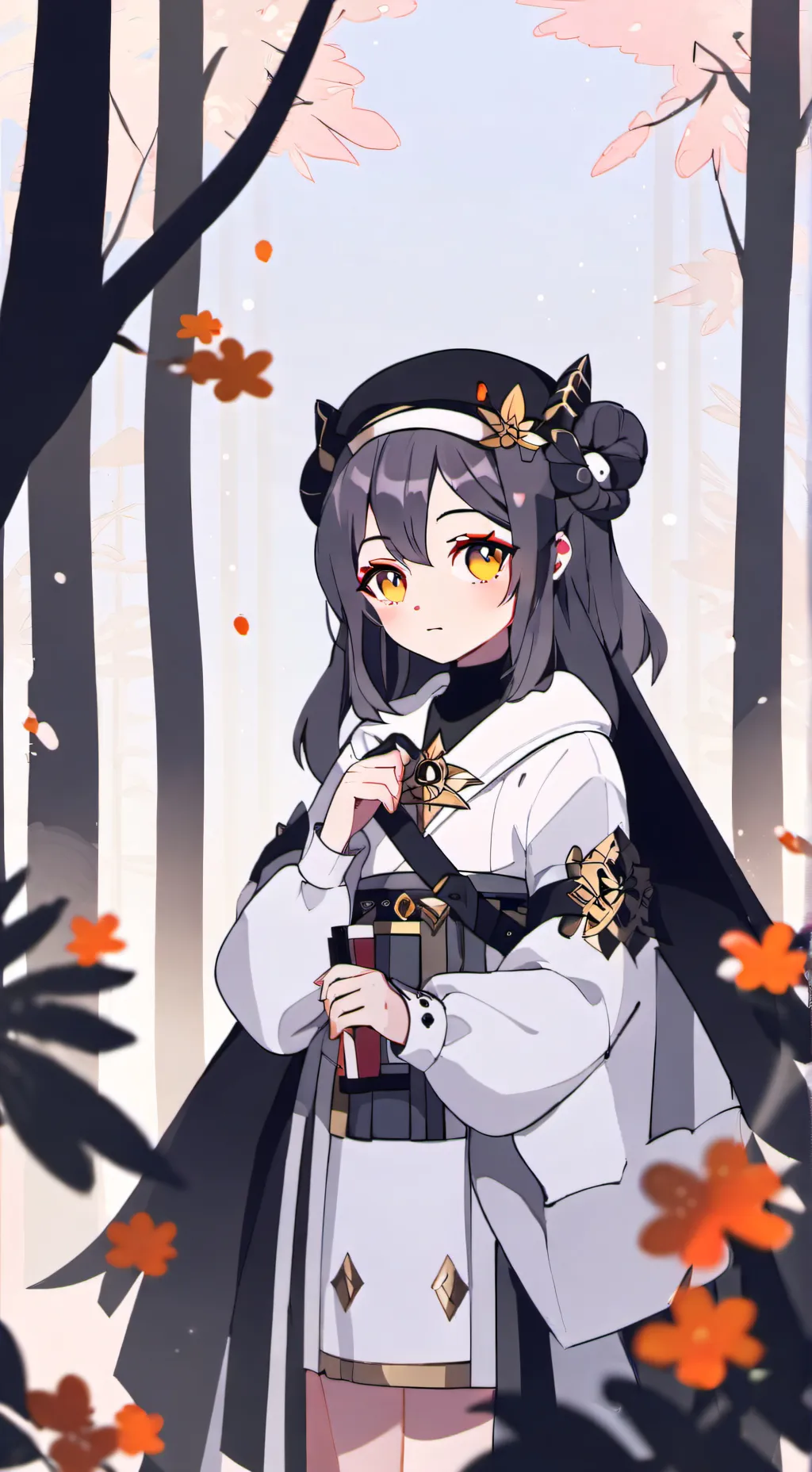 ai character: pretty girl background