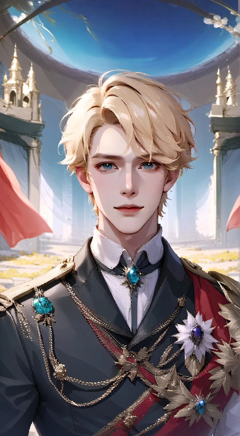 ai character: Prince George  background