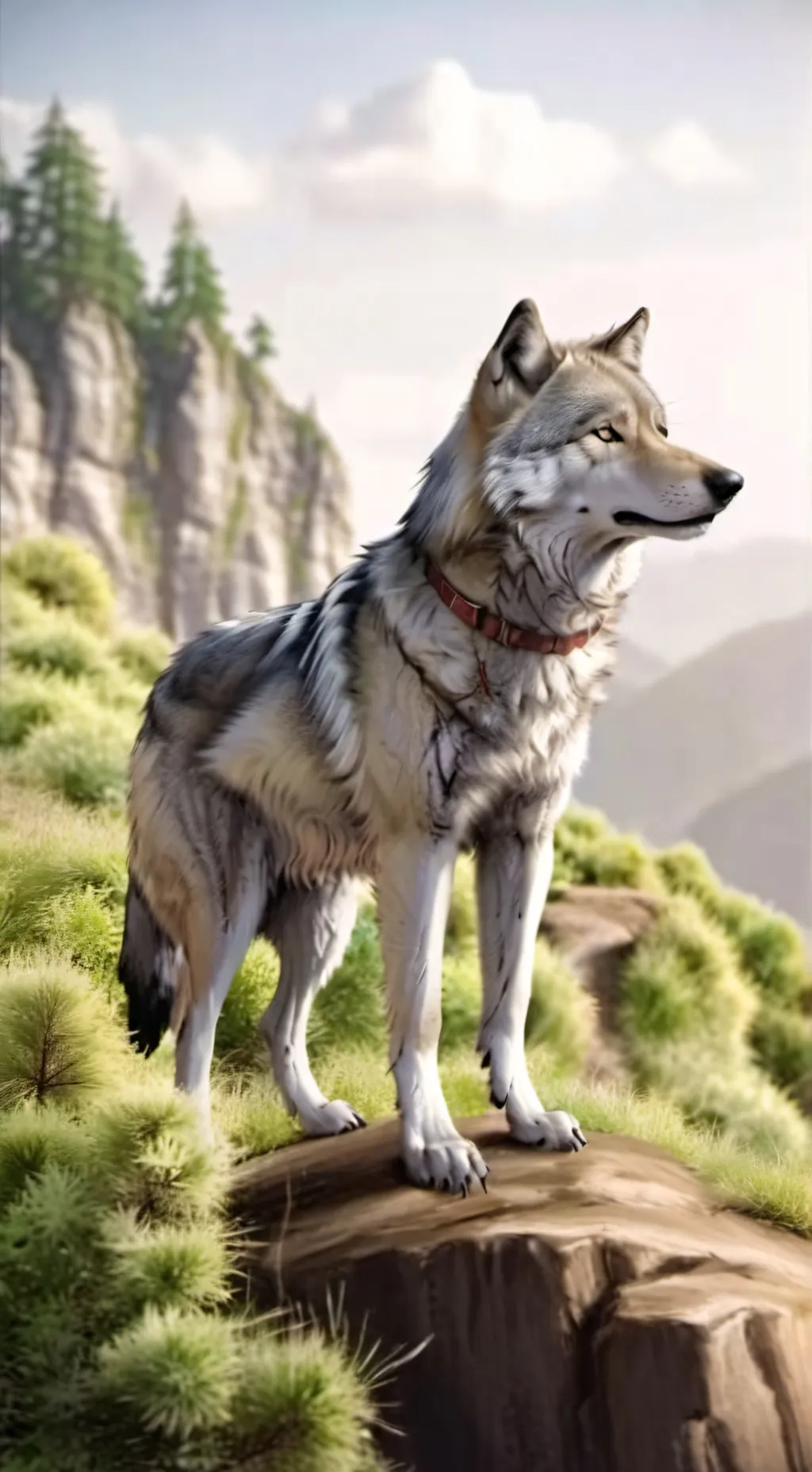 ai character: Fang  background