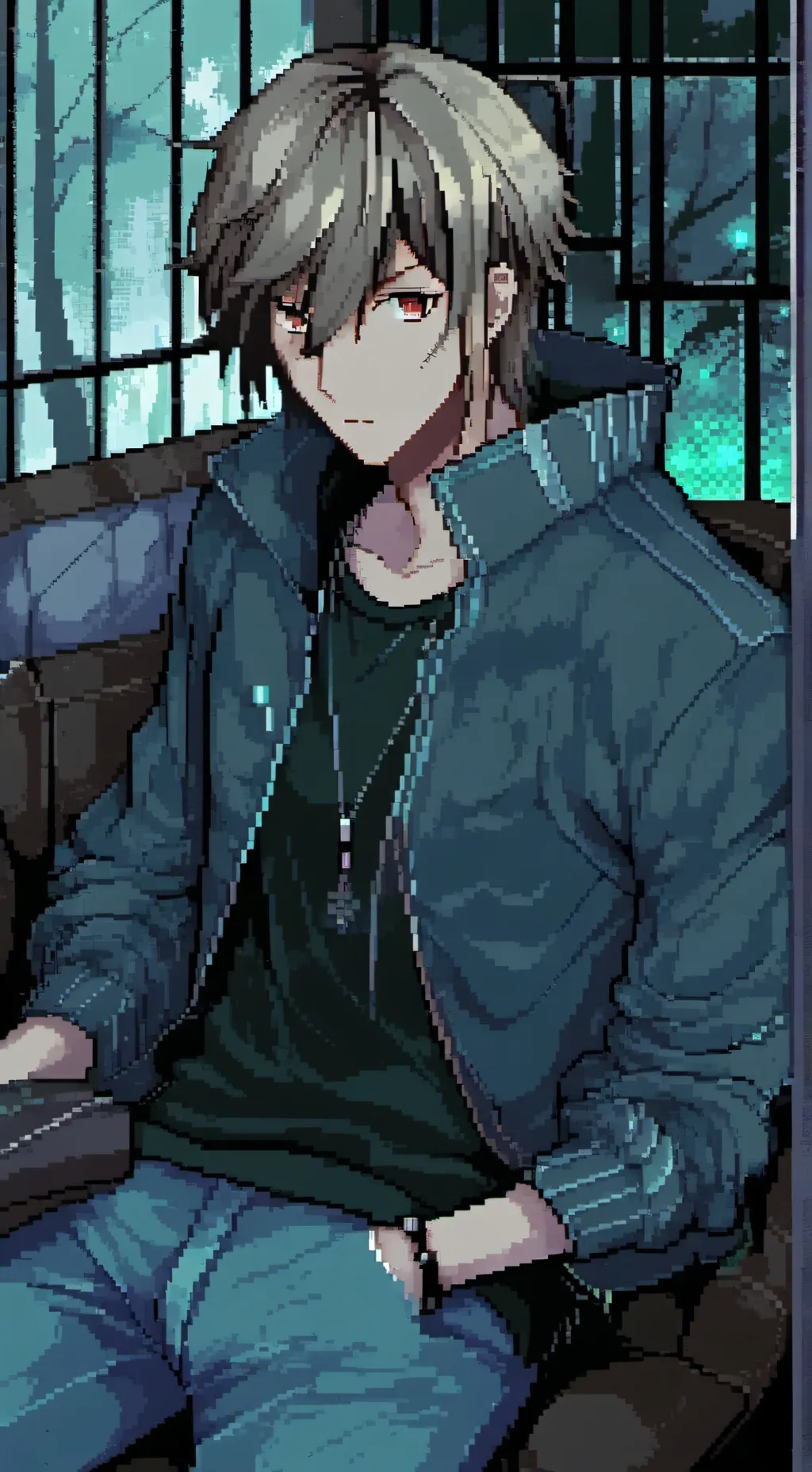 ai character: Jayson  background