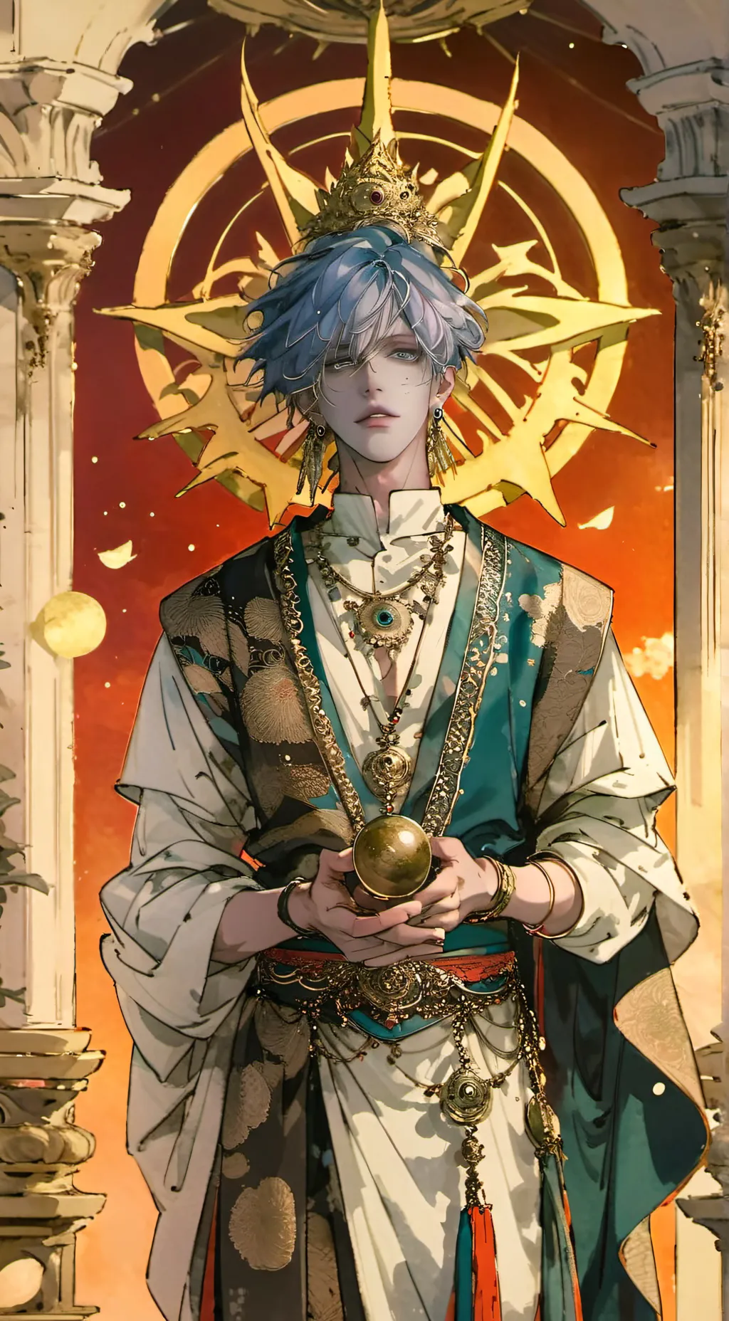 ai character: 🙏Apollo🛐 background