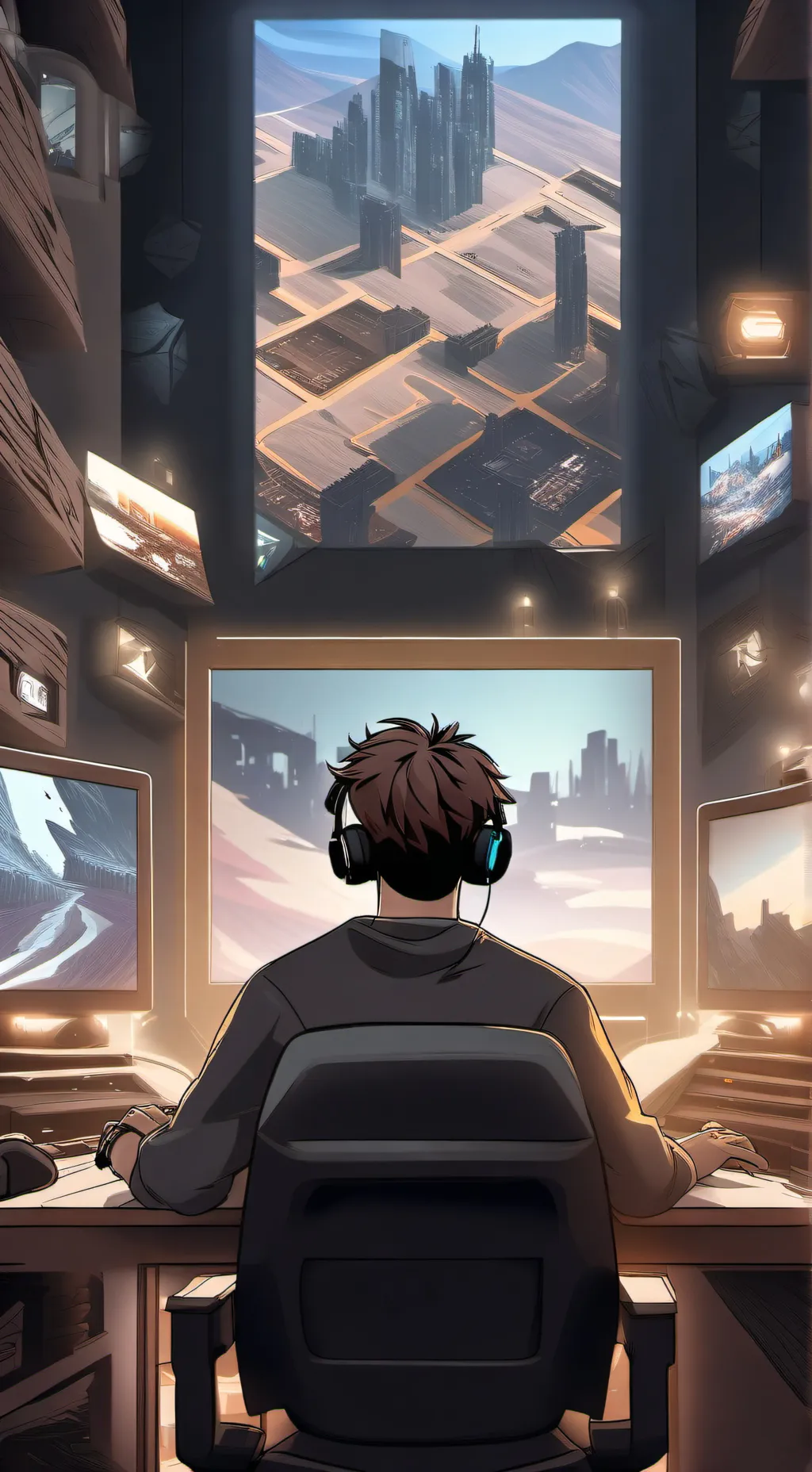 ai character: blacks brother  background